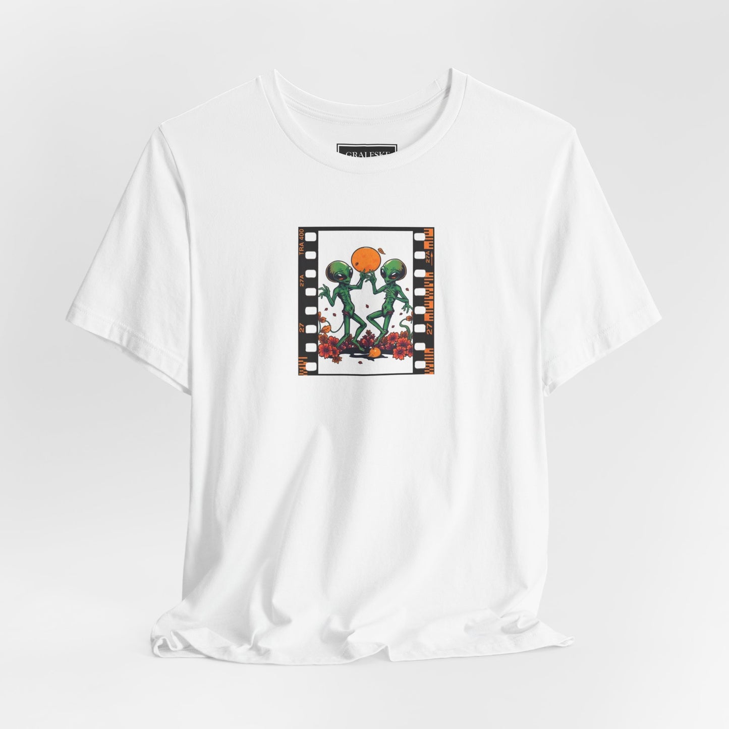 Aliens Dancing on Film Unisex Tee
