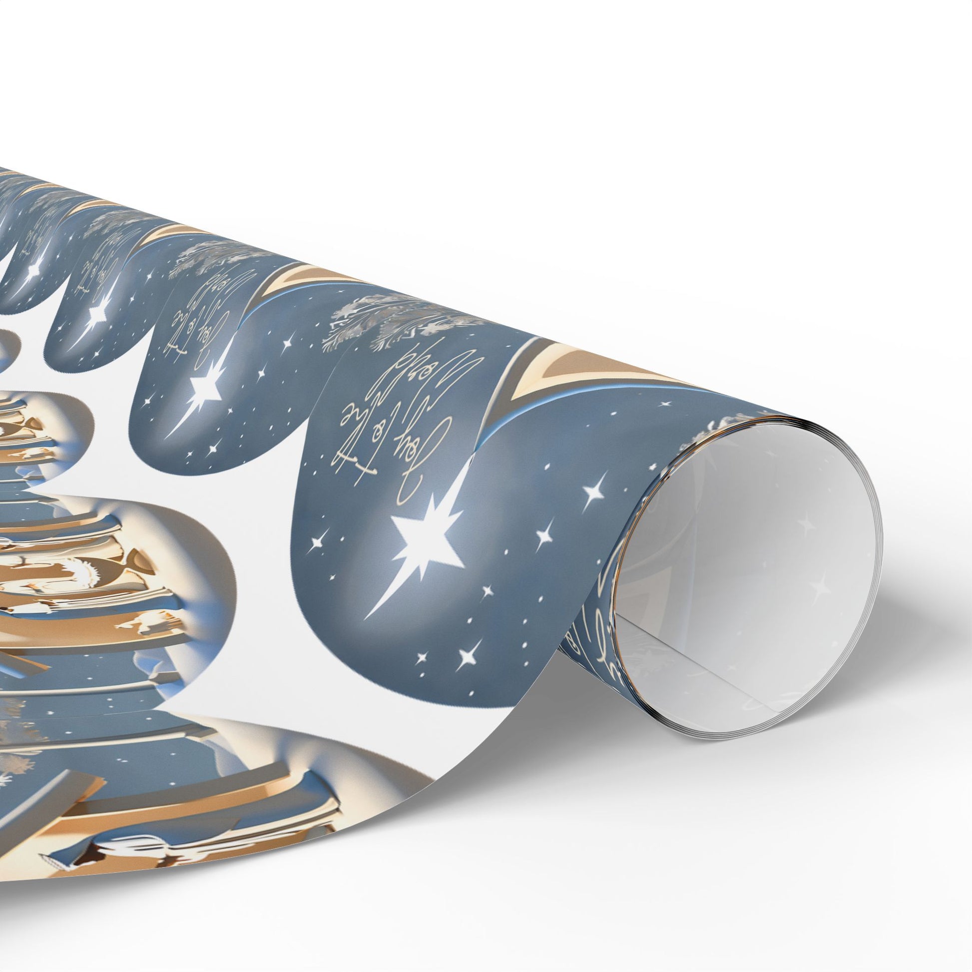Wrapping Paper - Joy To The World - Manger - Graleske