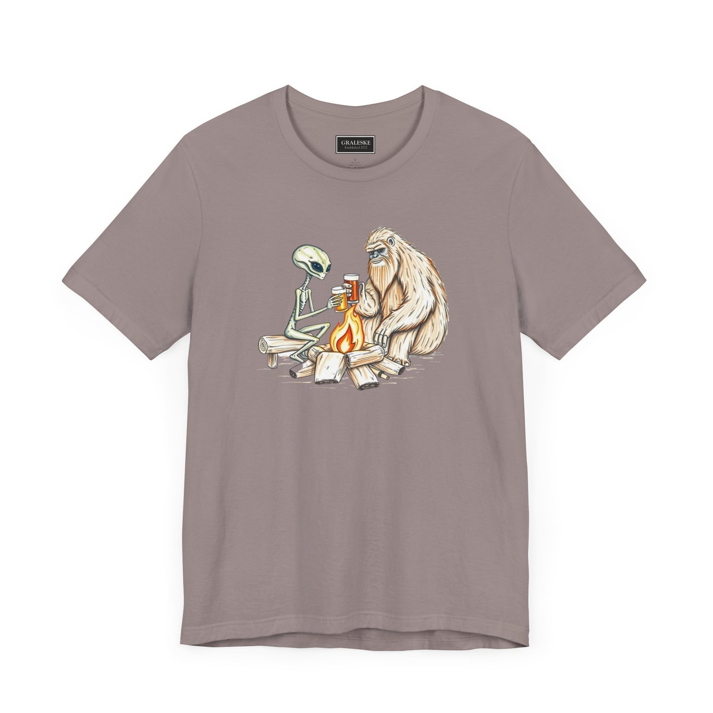 Alien and Bigfoot T-Shirt