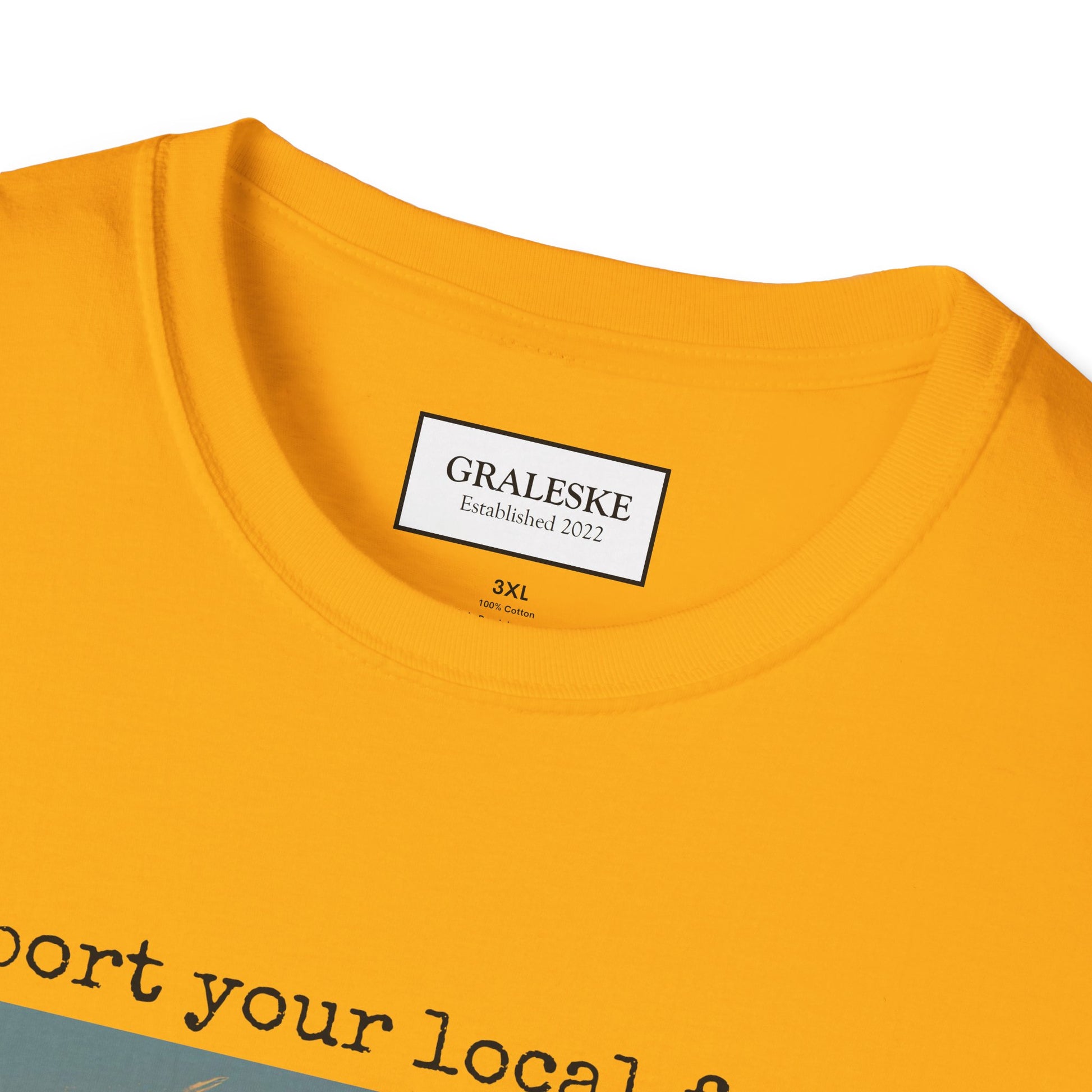 Farmer Support Unisex T-Shirt - Farmer Facing Off - Graleske