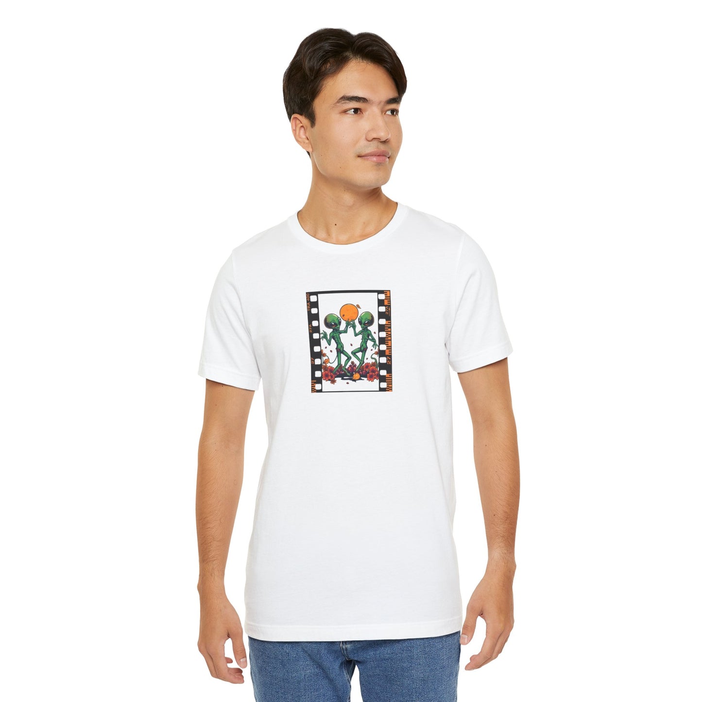 Aliens Dancing on Film Unisex Tee