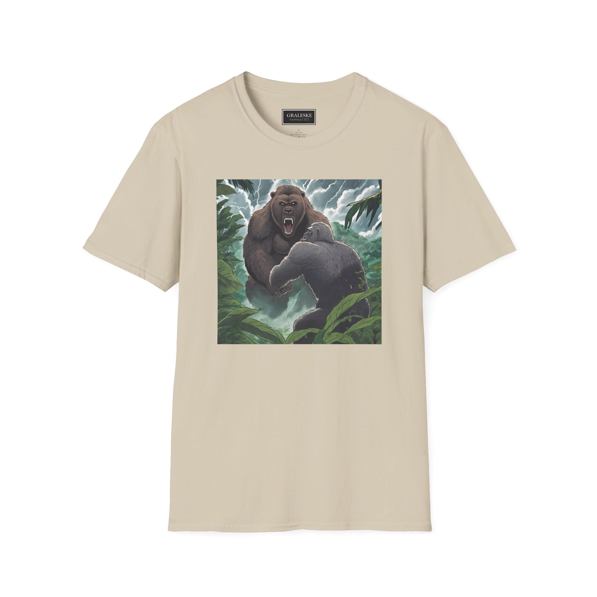 Grizzly vs Gorilla - Unisex T-Shirt - Graleske