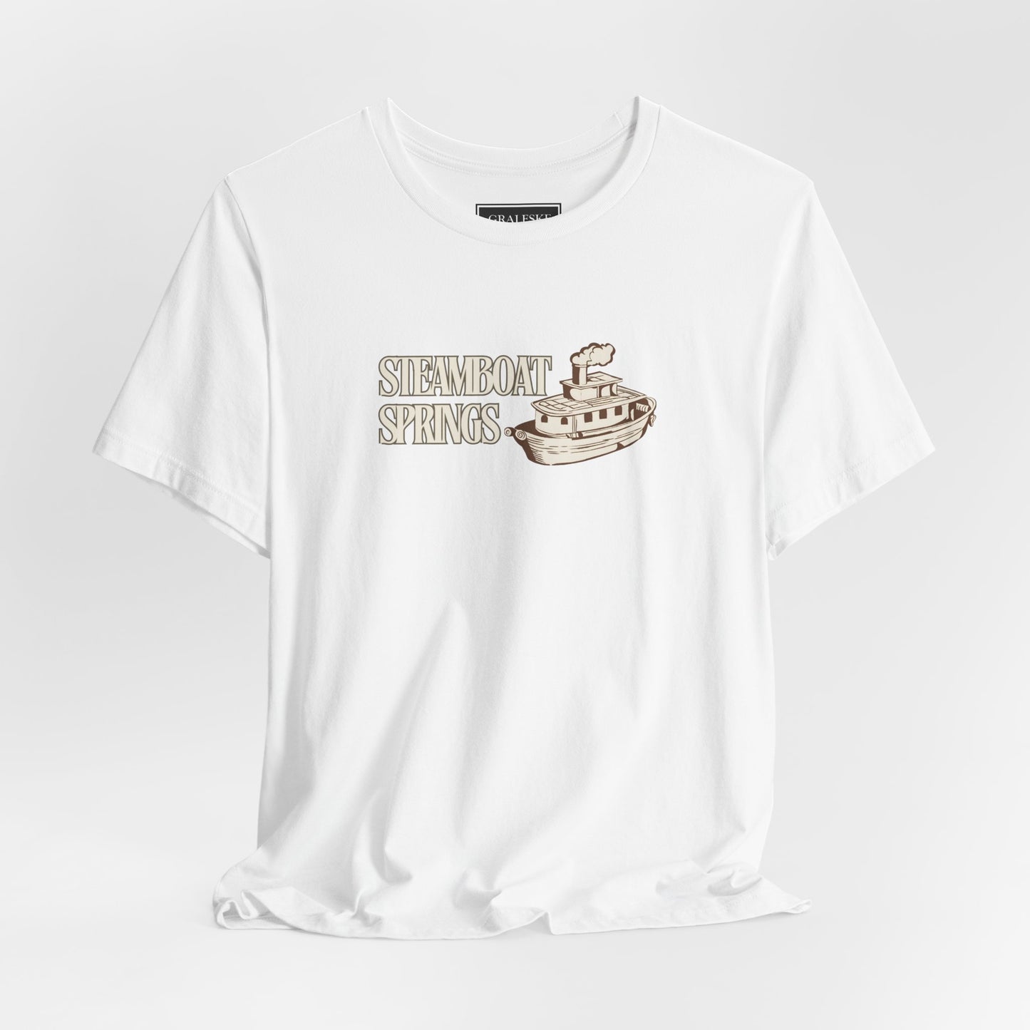 Small Towns Collection Unisex Tee - Steamboat Springs, Colorado Design - Graleske