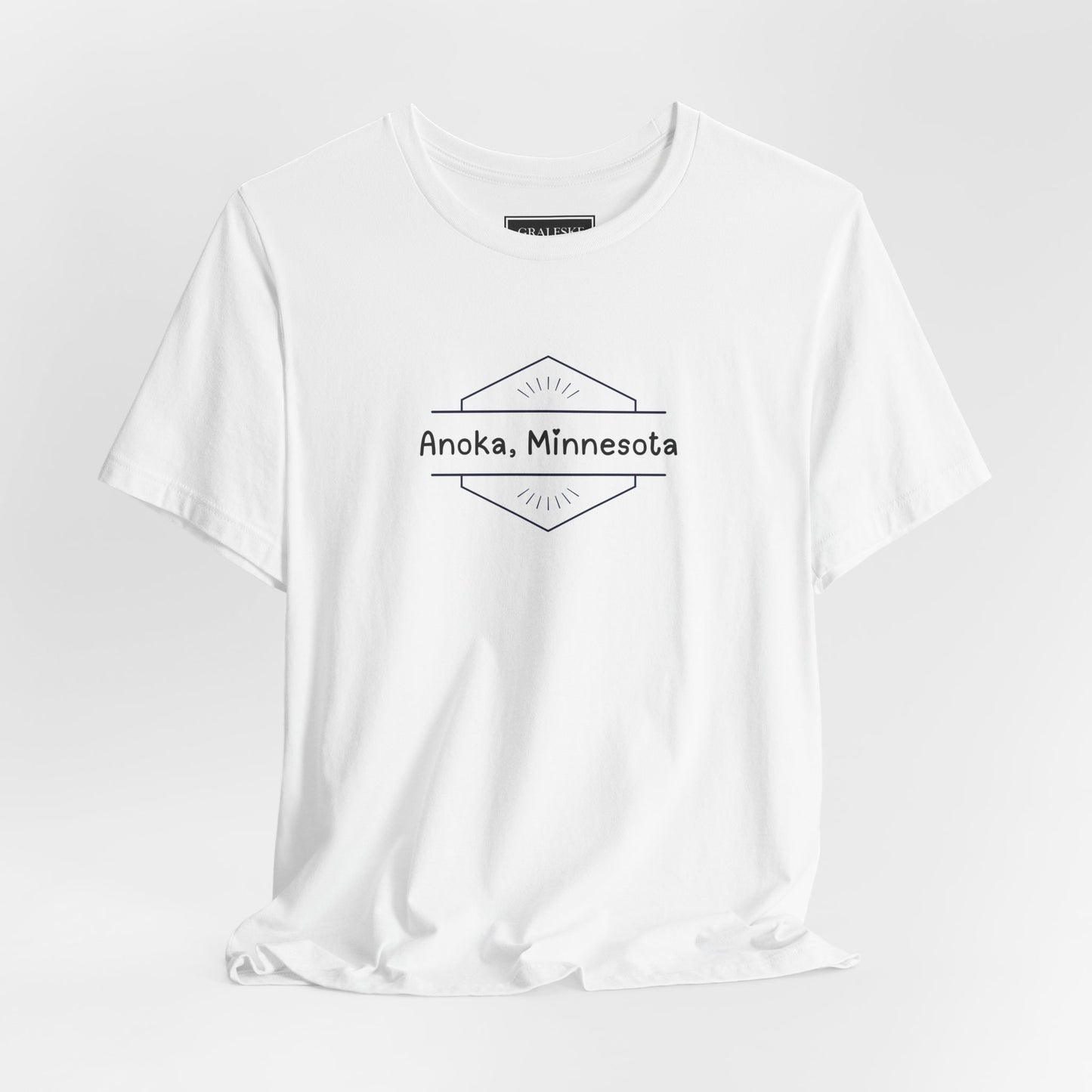 Anoka Minnesota Unisex Tee - Our Small Towns Collection - Graleske
