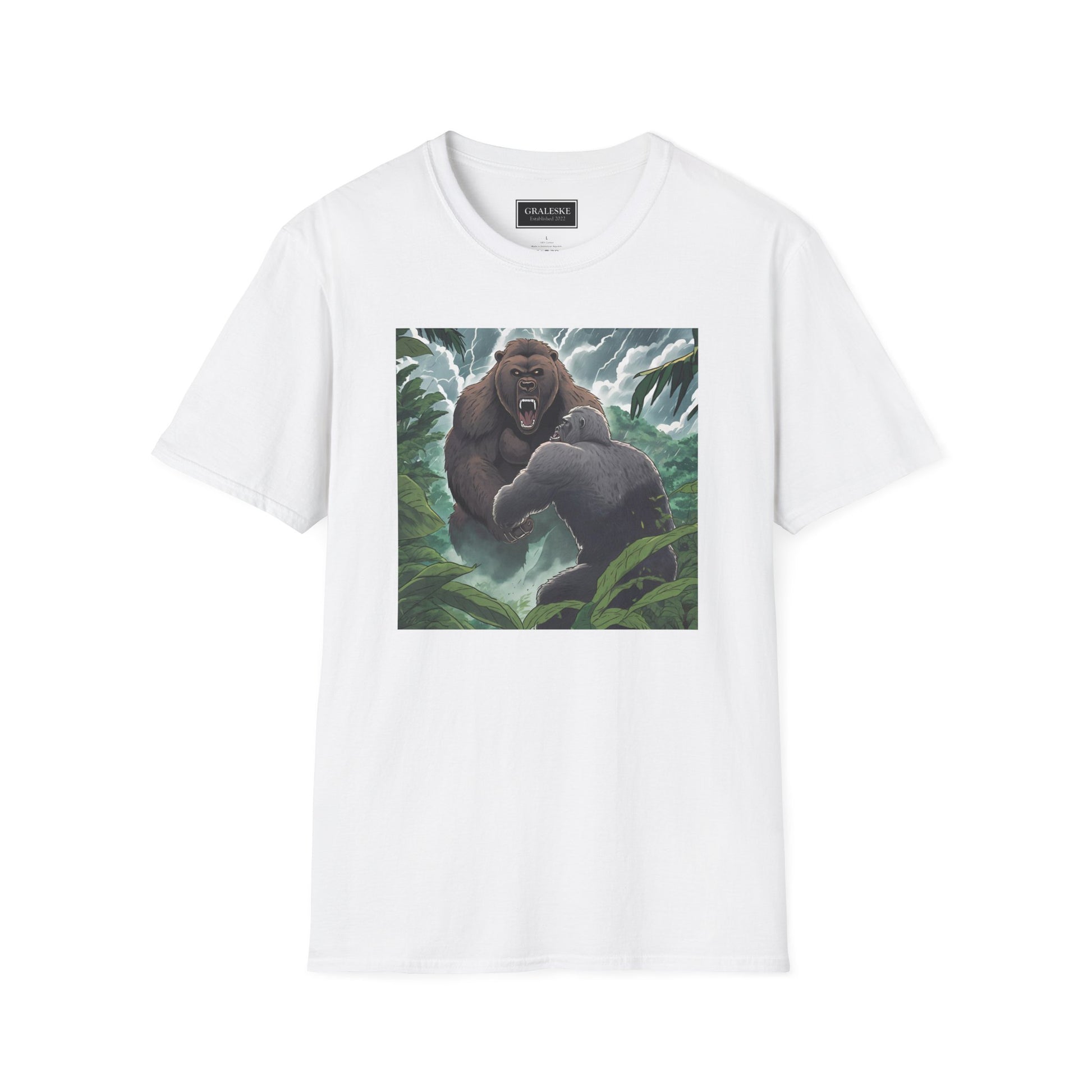 Grizzly vs Gorilla - Unisex T-Shirt - Graleske