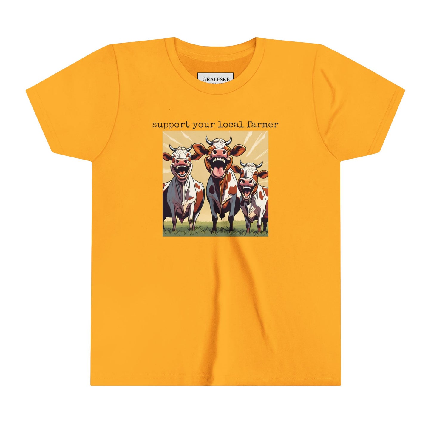 Happy Cows Youth Tee - Graleske