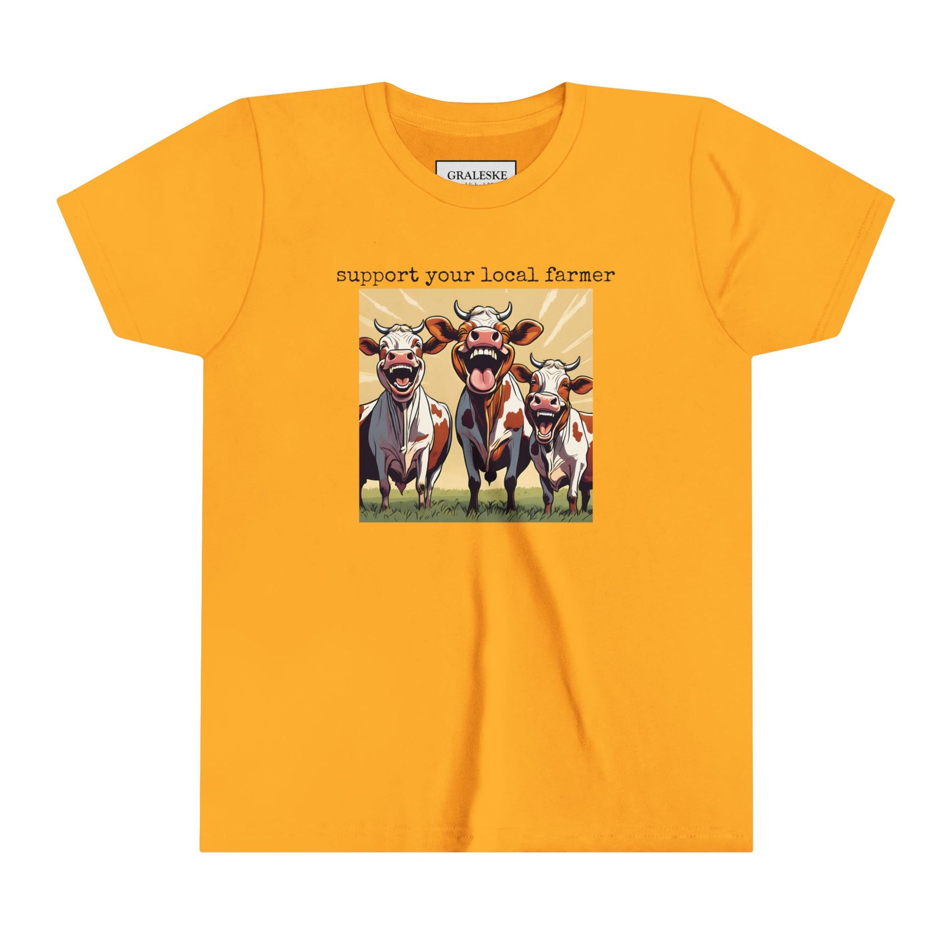 Happy Cows Youth Tee - Graleske