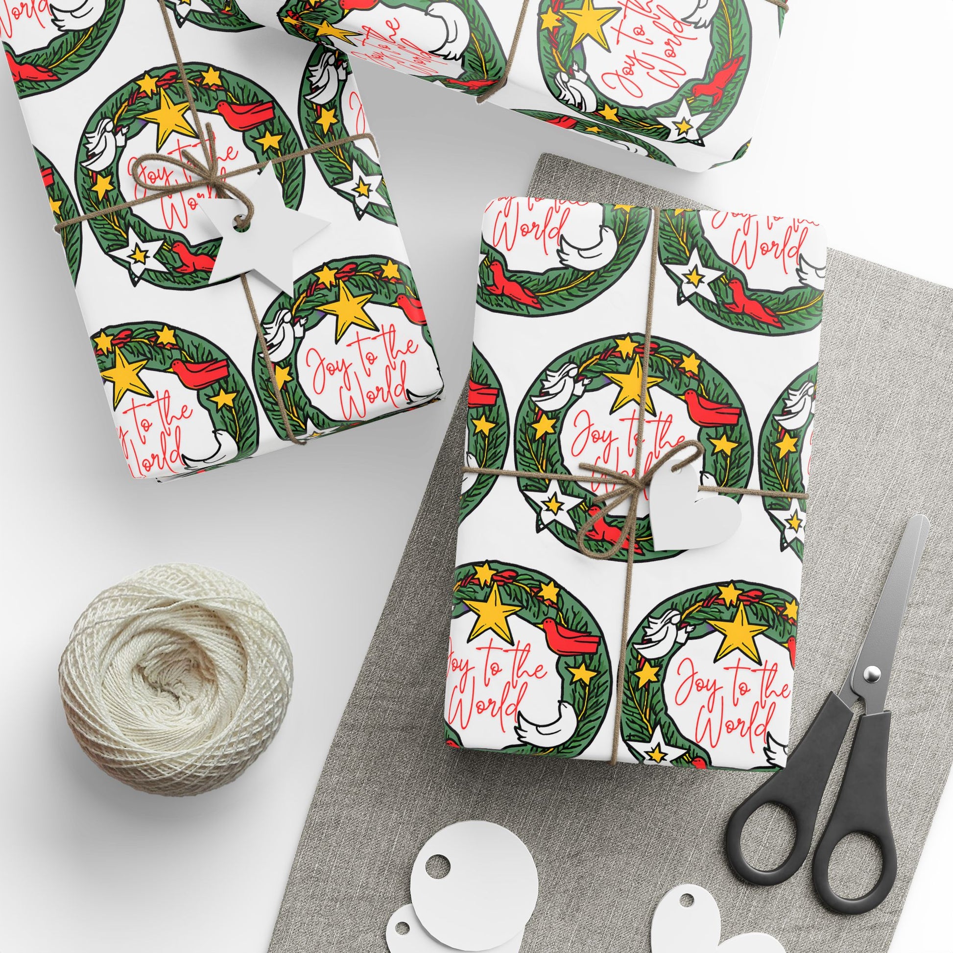 Wrapping Paper - Joy To The World - Graleske
