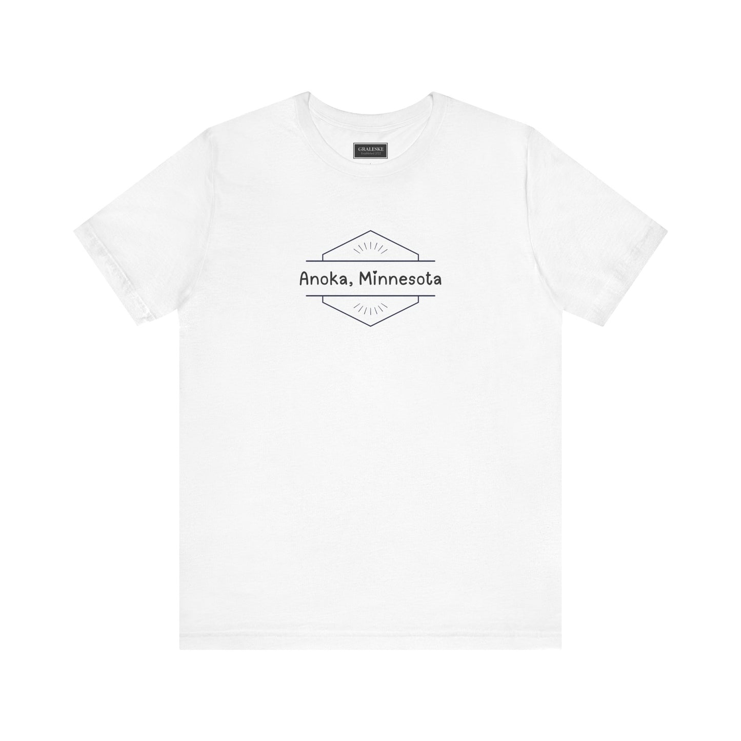 Anoka Minnesota Unisex Tee - Our Small Towns Collection - Graleske