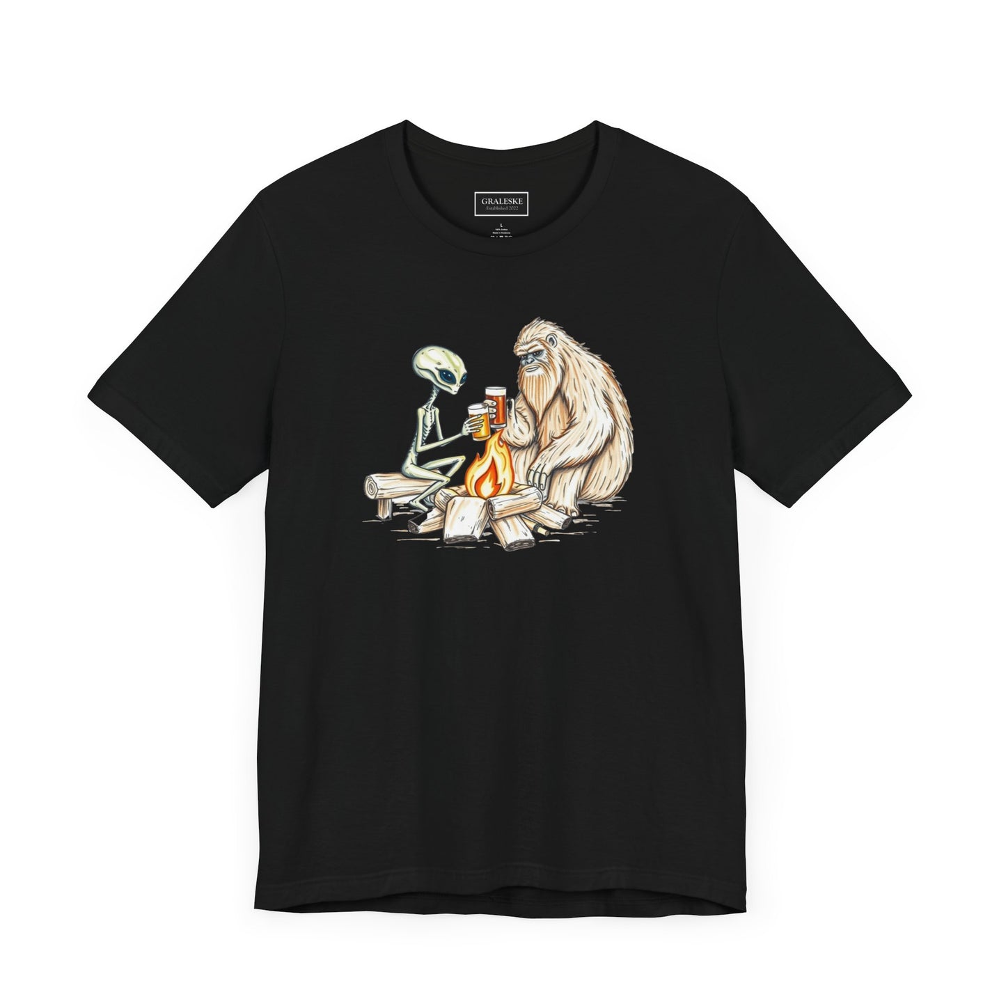 Alien and Bigfoot T-Shirt