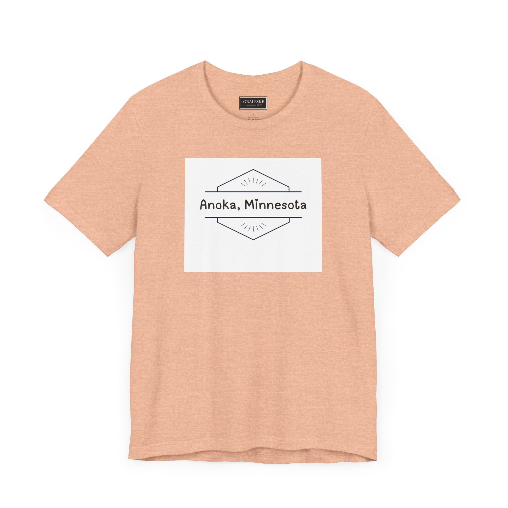 Anoka Minnesota Unisex Tee - Our Small Towns Collection - Graleske