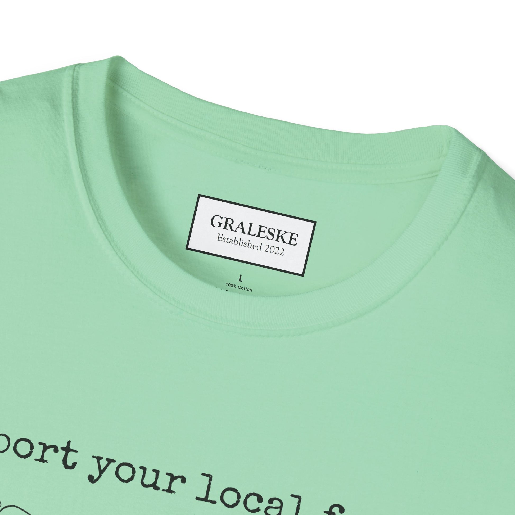 Farmer Support Unisex T-Shirt - Farmer and goat - Graleske