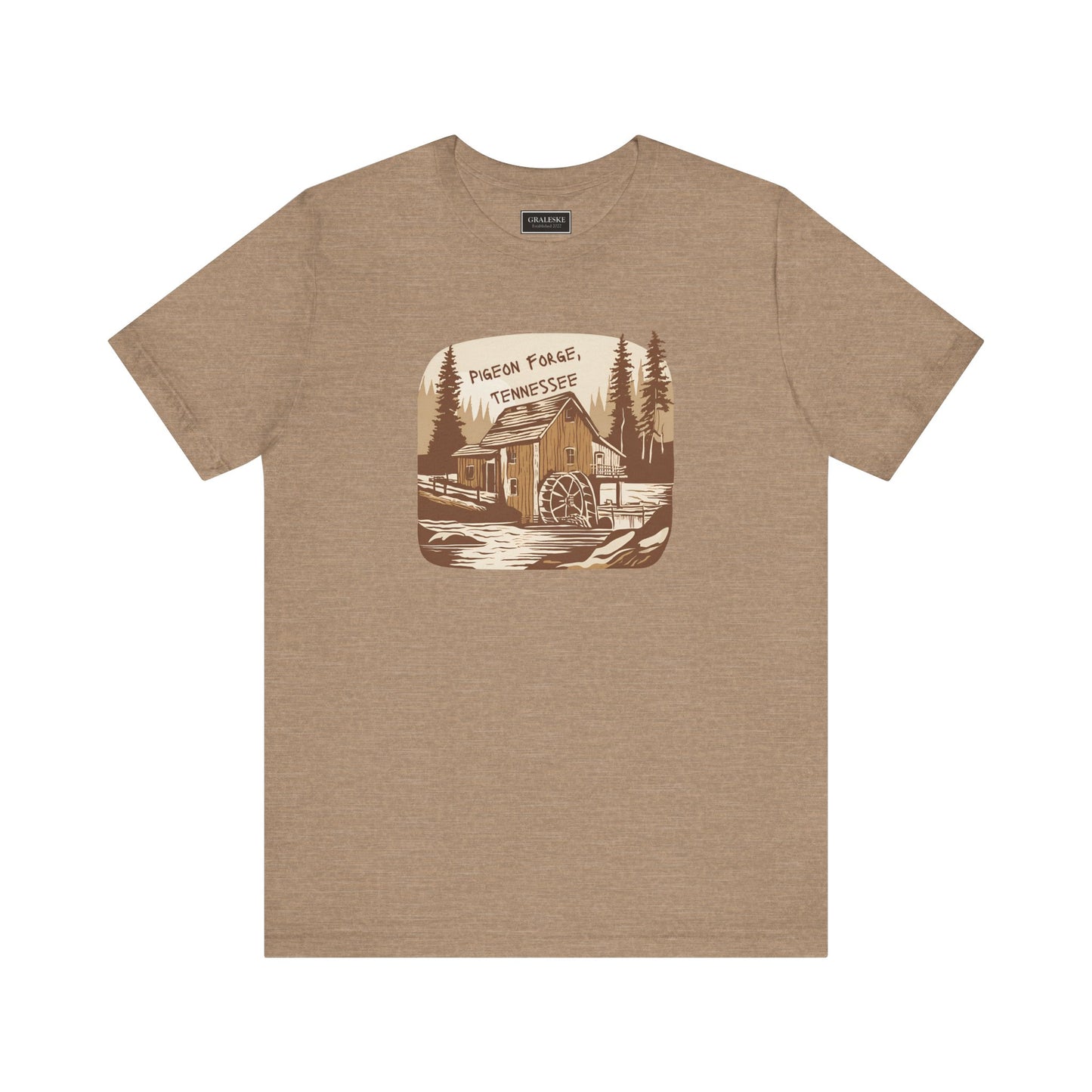 Small Towns Collection Unisex Tee - Pigeon Forge, Tennessee Design - Graleske