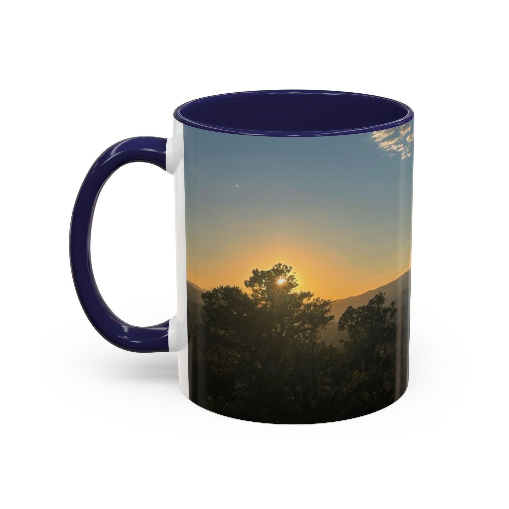 Mug - Beautiful Sunset in Tree of Mount Zion Coffee Mug (11, 15oz) - Graleske