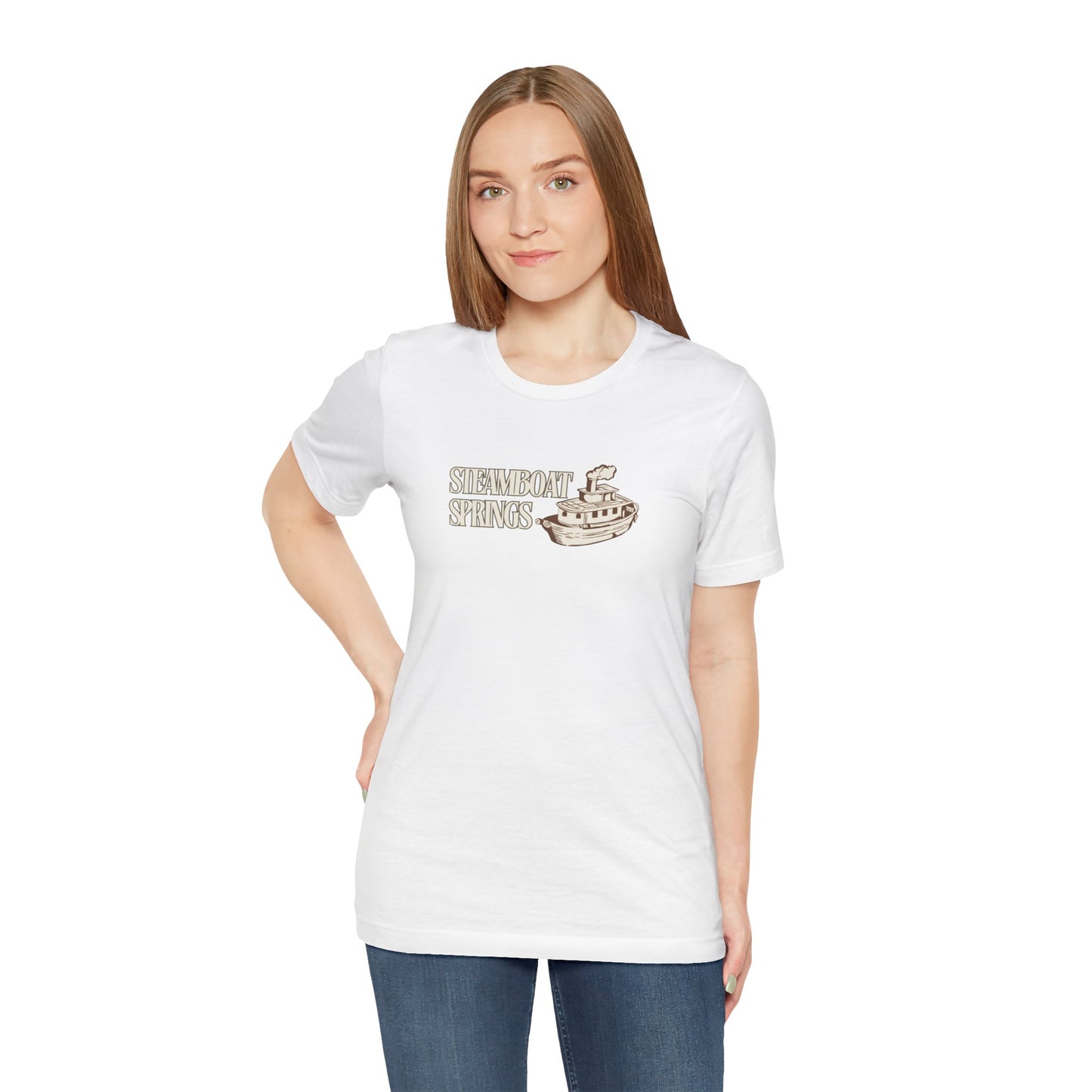Small Towns Collection Unisex Tee - Steamboat Springs, Colorado Design - Graleske