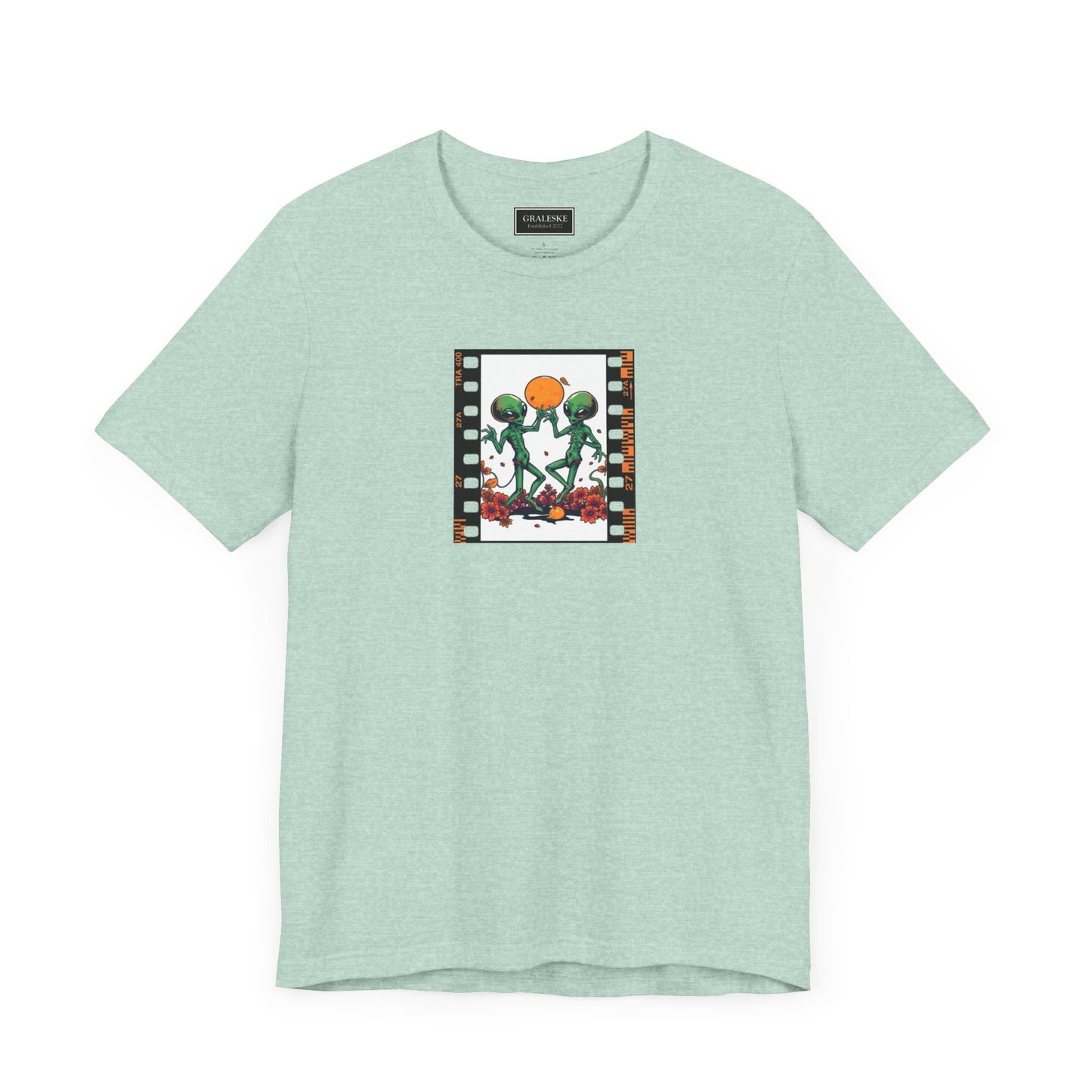 Aliens Dancing on Film Unisex Tee