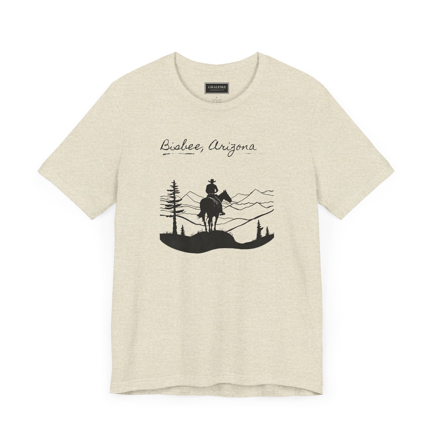 Small Towns Collection Unisex Tee - Bisbee, Arizona Design - Graleske