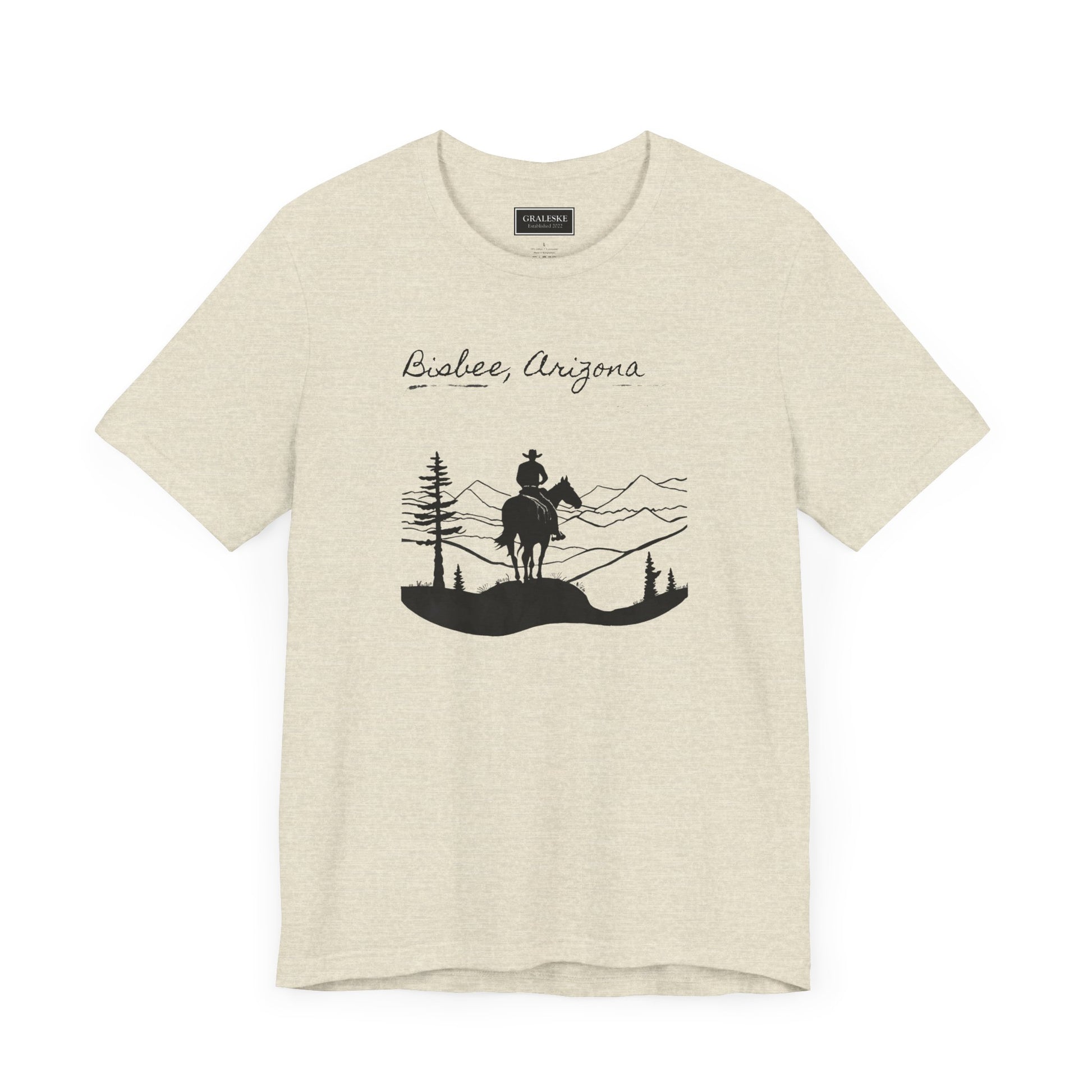 Small Towns Collection Unisex Tee - Bisbee, Arizona Design - Graleske