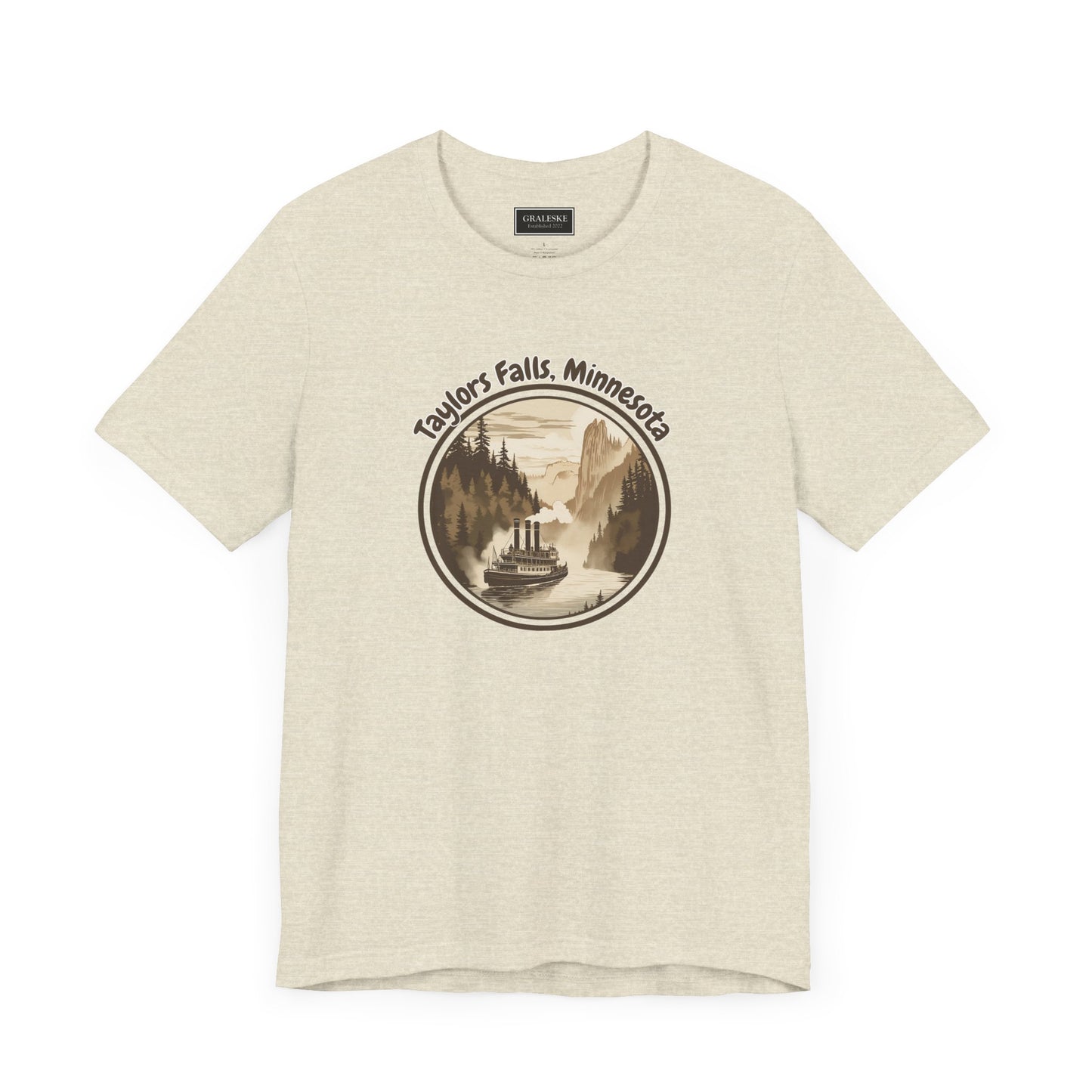 Small Towns Collection Unisex Tee - Taylors Falls, Minnesota Design - Graleske