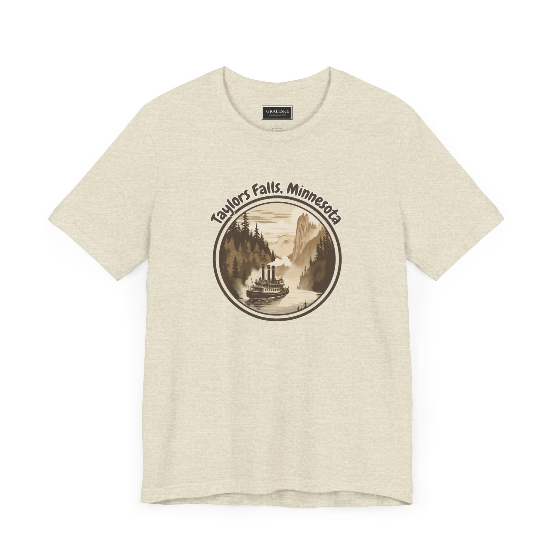 Small Towns Collection Unisex Tee - Taylors Falls, Minnesota Design - Graleske