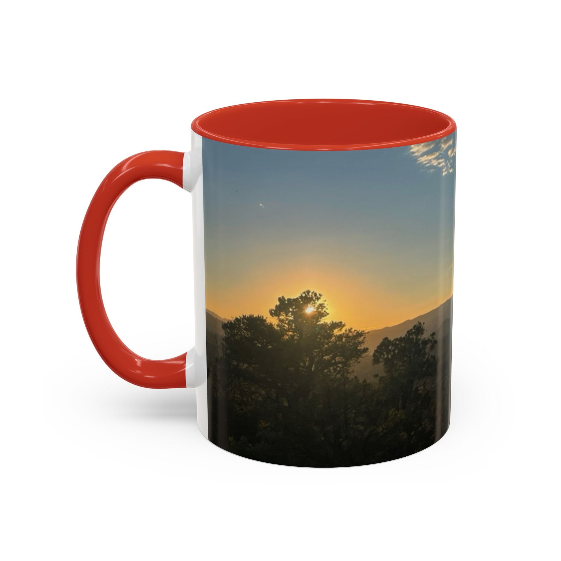 Mug - Beautiful Sunset in Tree of Mount Zion Coffee Mug (11, 15oz) - Graleske