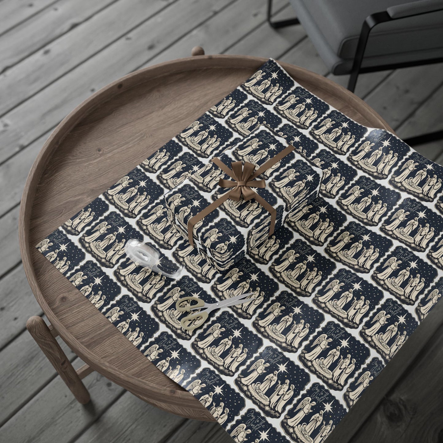 Wrapping Paper - Joy To The World - wisemen - Graleske