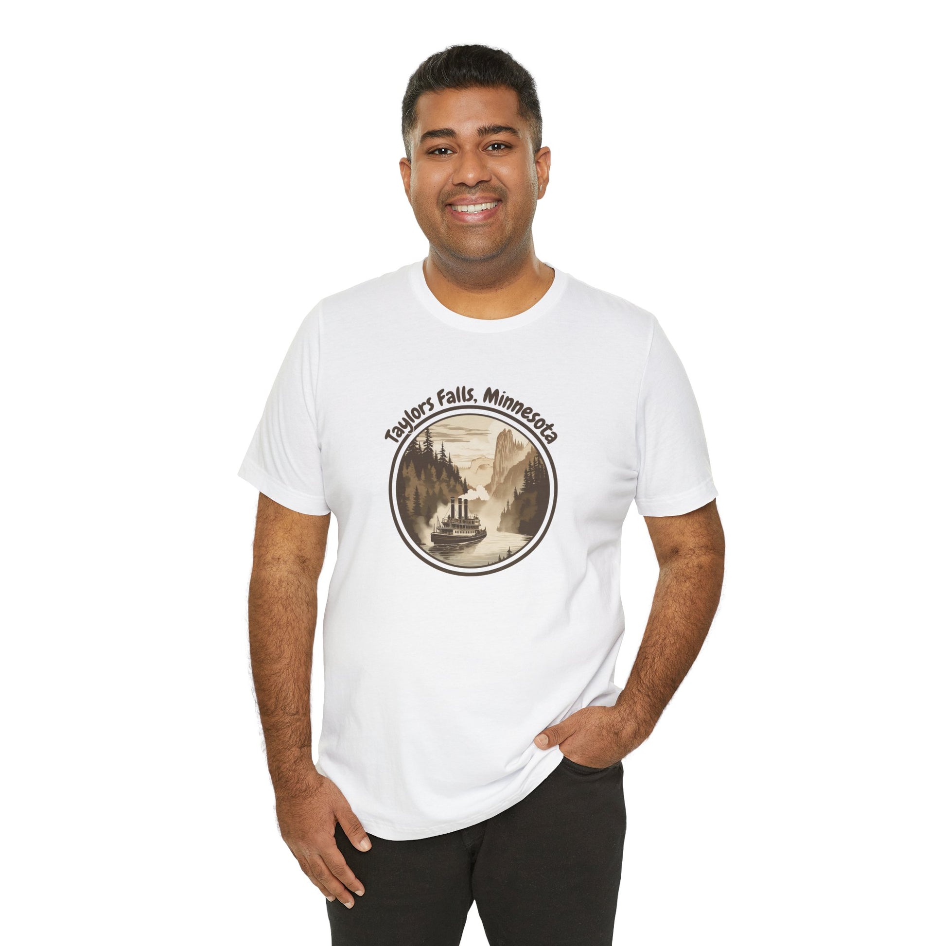Small Towns Collection Unisex Tee - Taylors Falls, Minnesota Design - Graleske