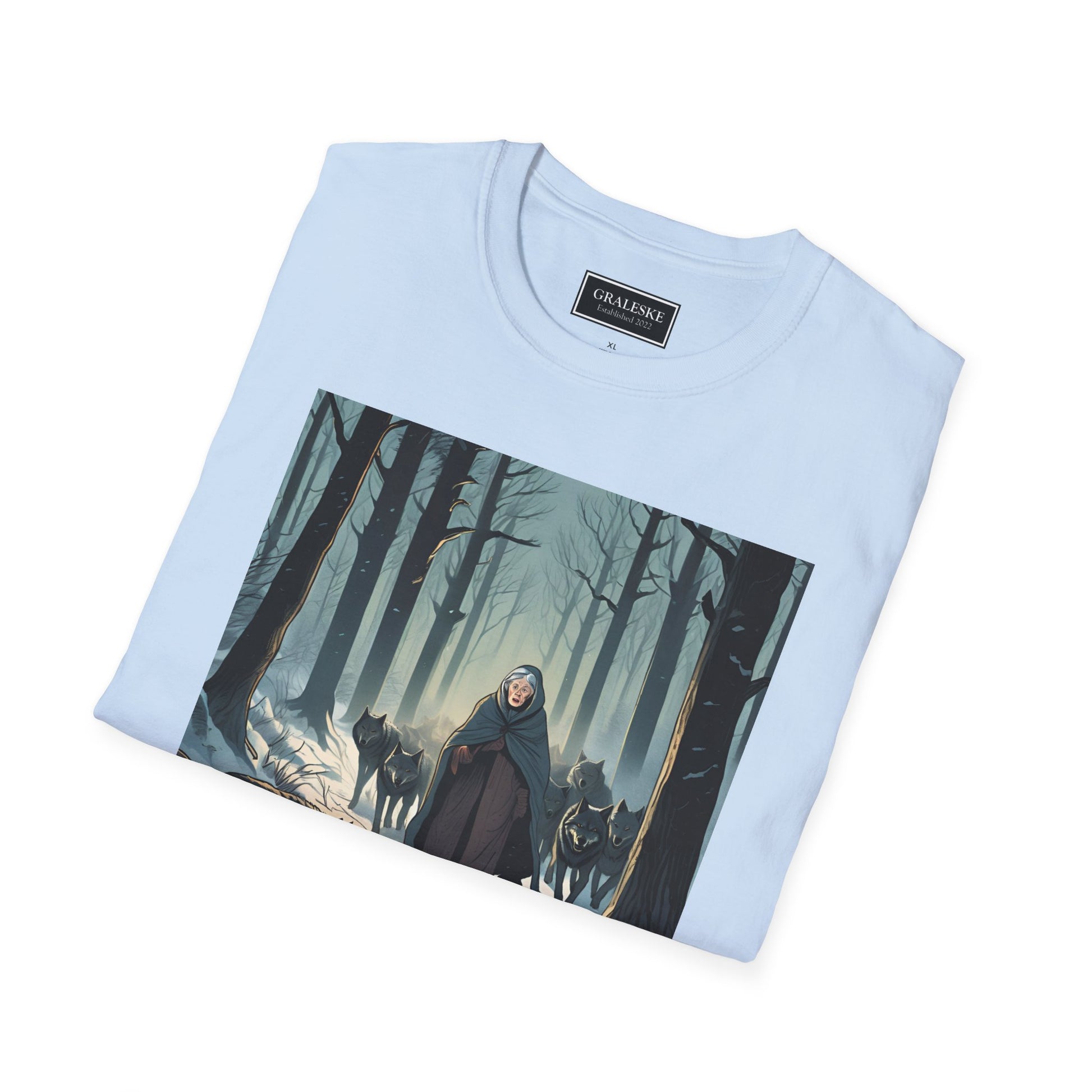 Grandma Leads Wolves Unisex T-Shirt - Graleske