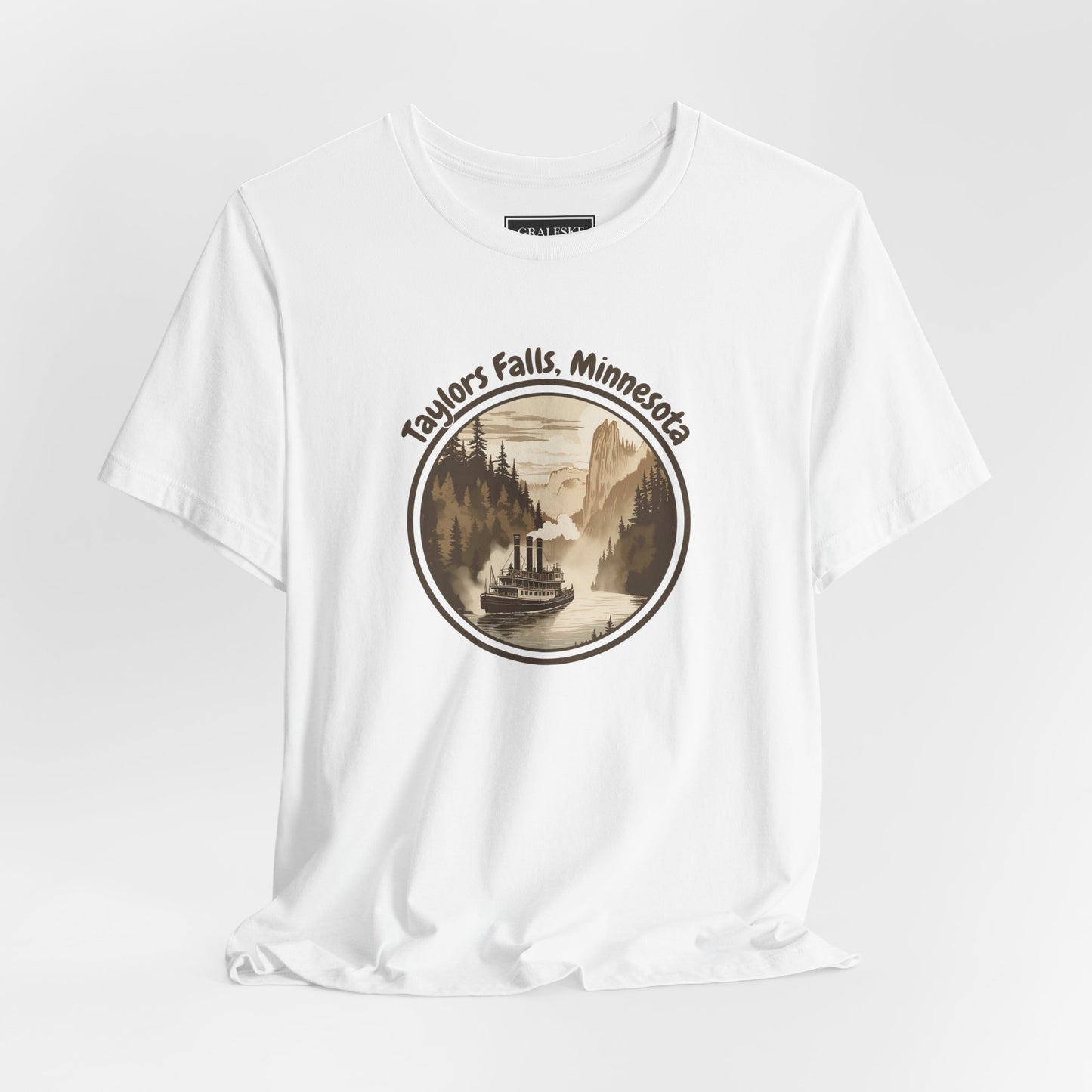 Small Towns Collection Unisex Tee - Taylors Falls, Minnesota Design - Graleske