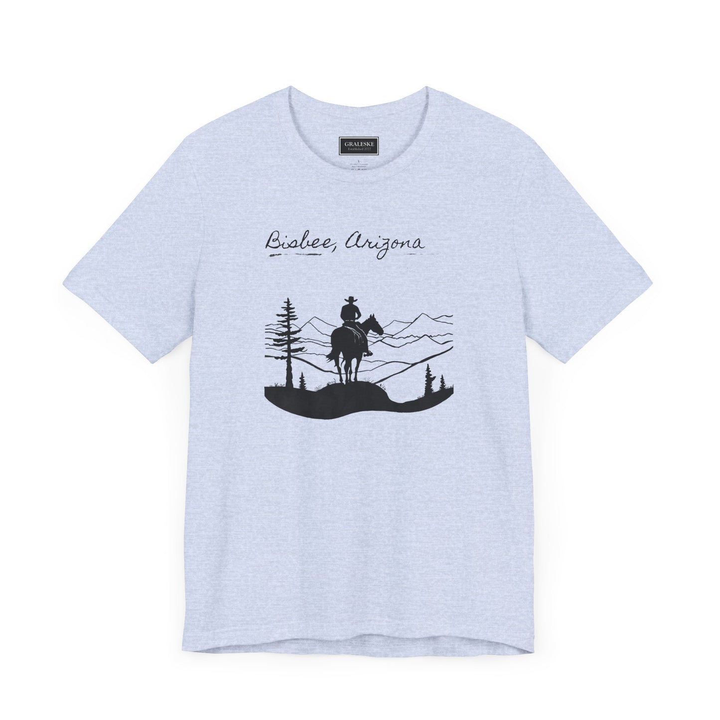Small Towns Collection Unisex Tee - Bisbee, Arizona Design - Graleske