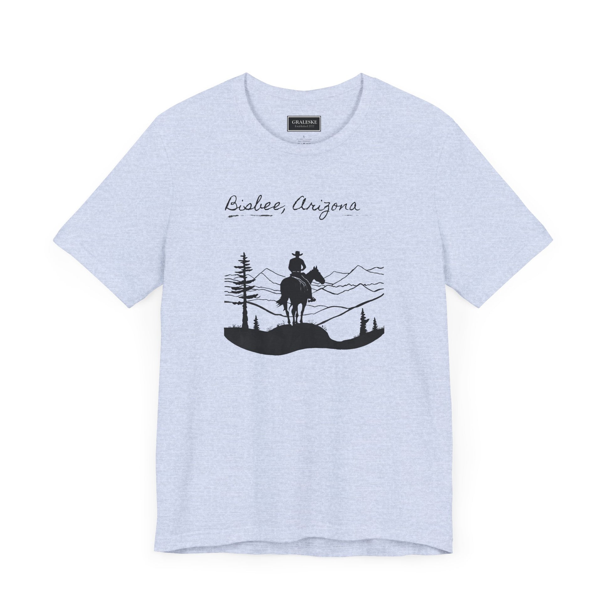 Small Towns Collection Unisex Tee - Bisbee, Arizona Design - Graleske