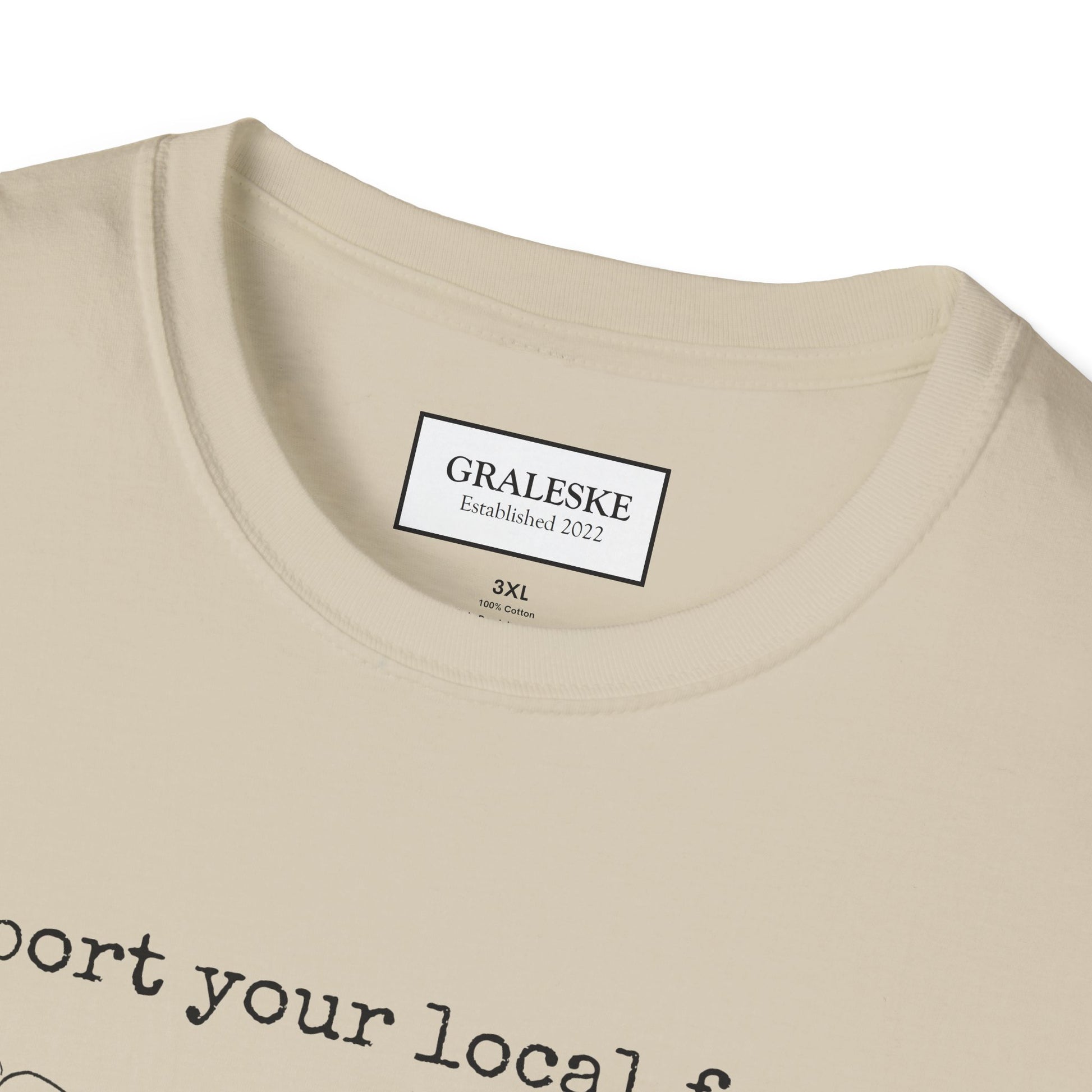 Farmer Support Unisex T-Shirt - Farmer and goat - Graleske
