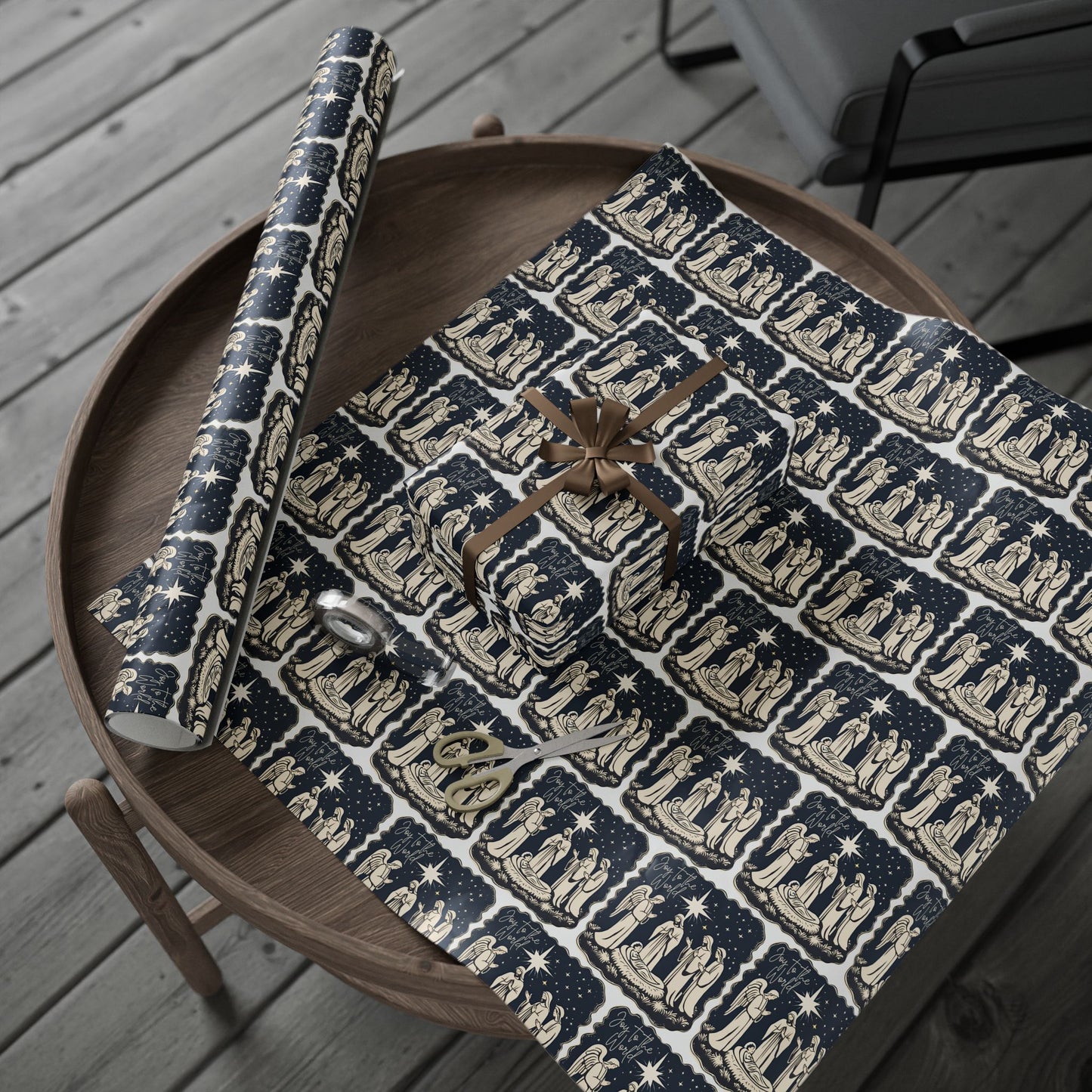Wrapping Paper - Joy To The World - wisemen - Graleske