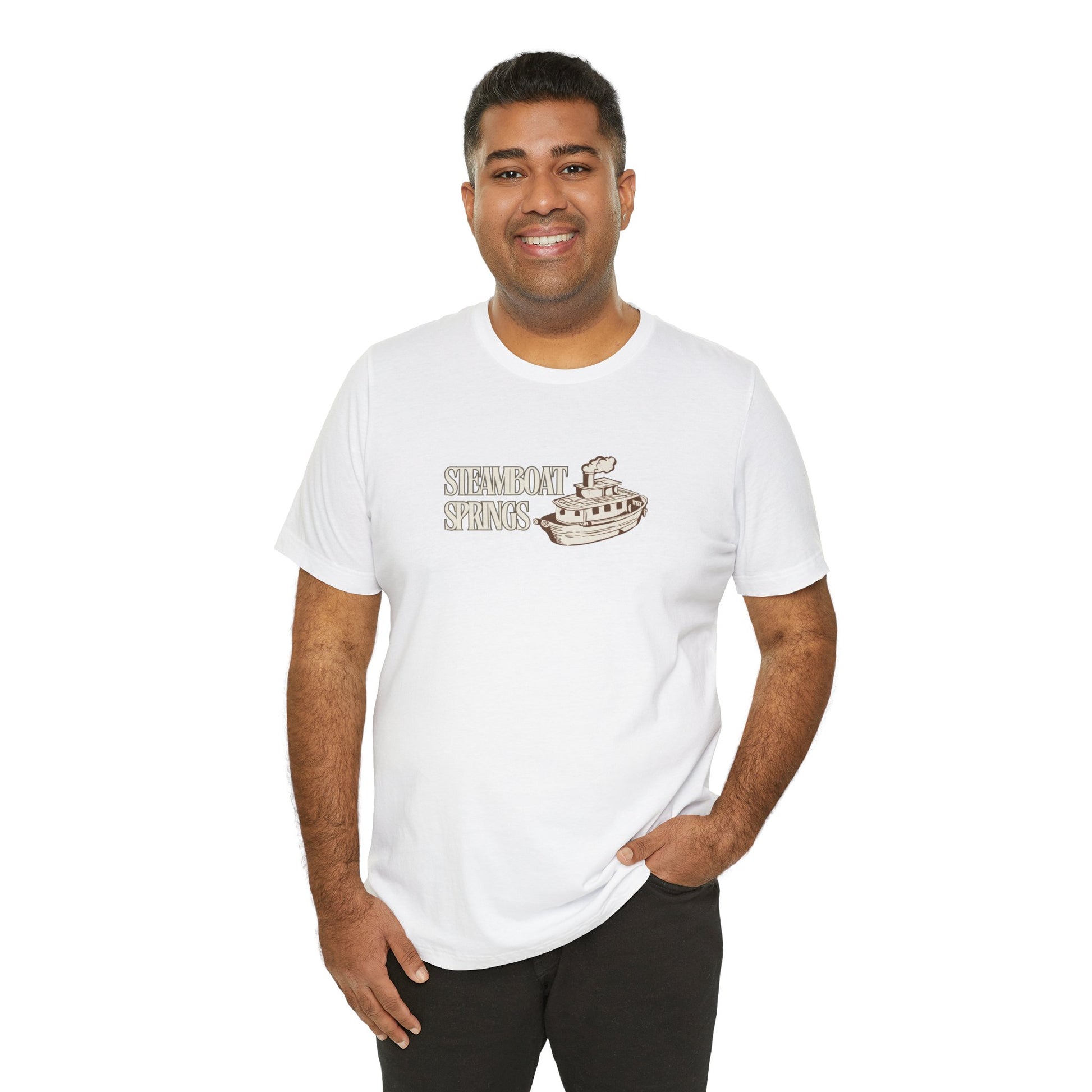Small Towns Collection Unisex Tee - Steamboat Springs, Colorado Design - Graleske