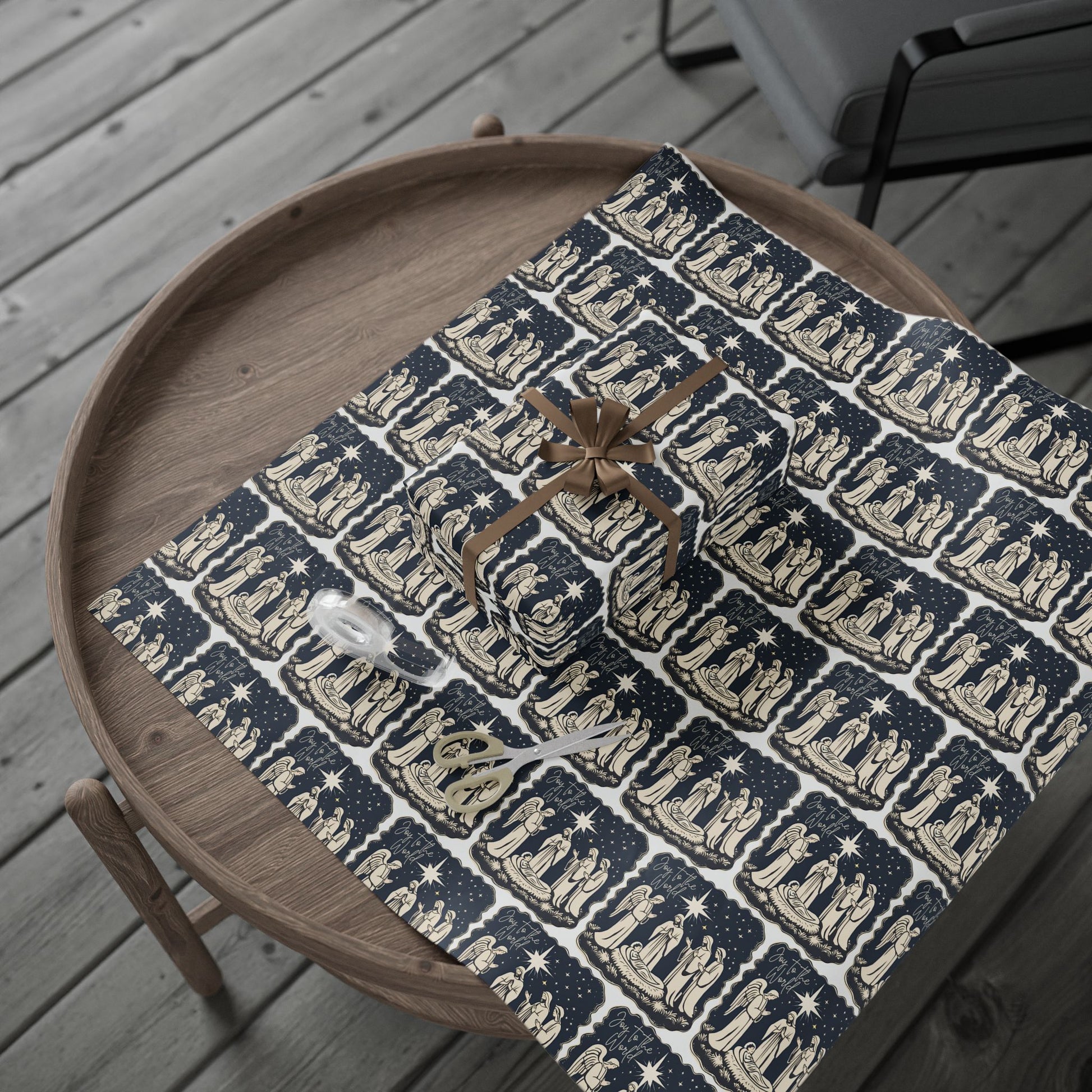 Wrapping Paper - Joy To The World - wisemen - Graleske