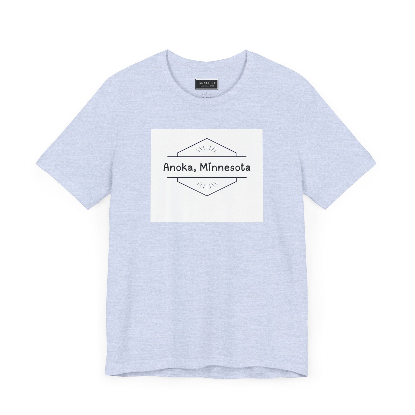 Anoka Minnesota Unisex Tee - Our Small Towns Collection - Graleske