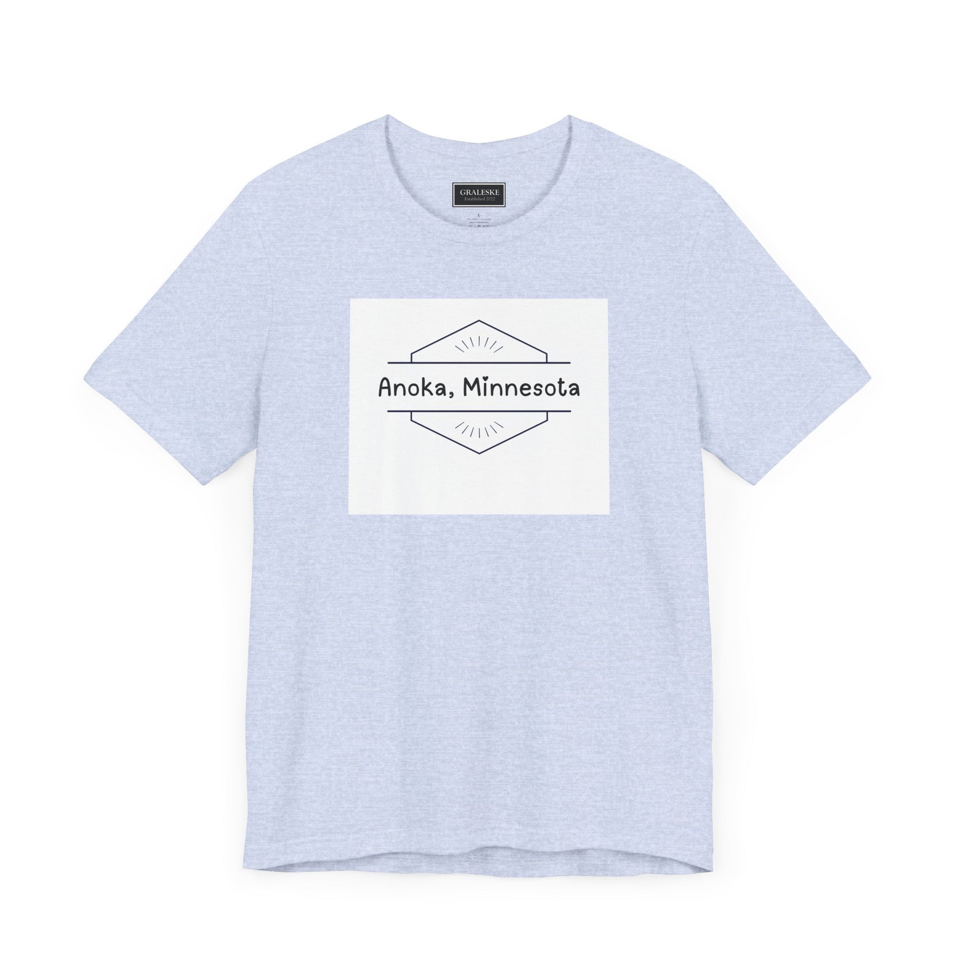 Anoka Minnesota Unisex Tee - Our Small Towns Collection - Graleske