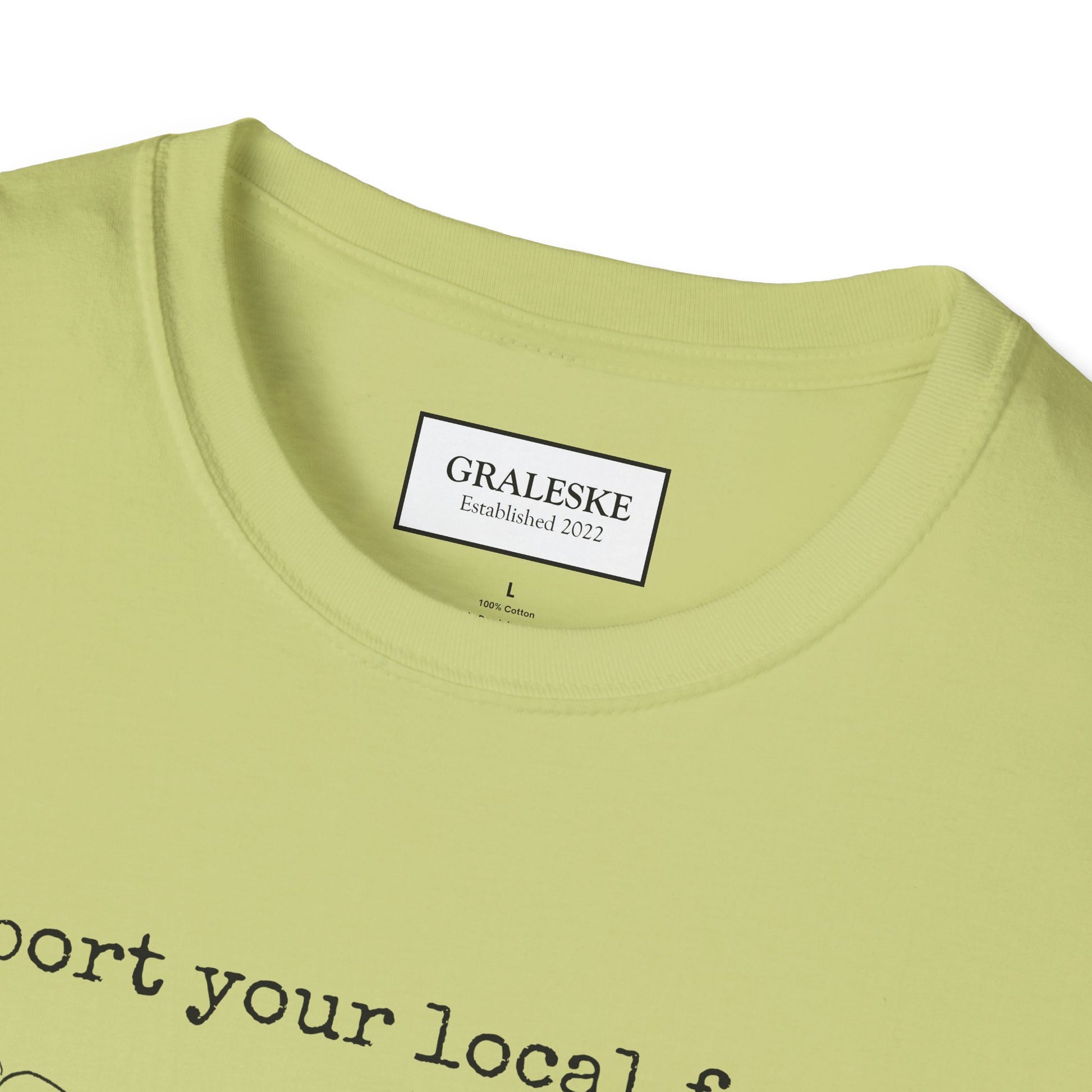 Farmer Support Unisex T-Shirt - Farmer and goat - Graleske