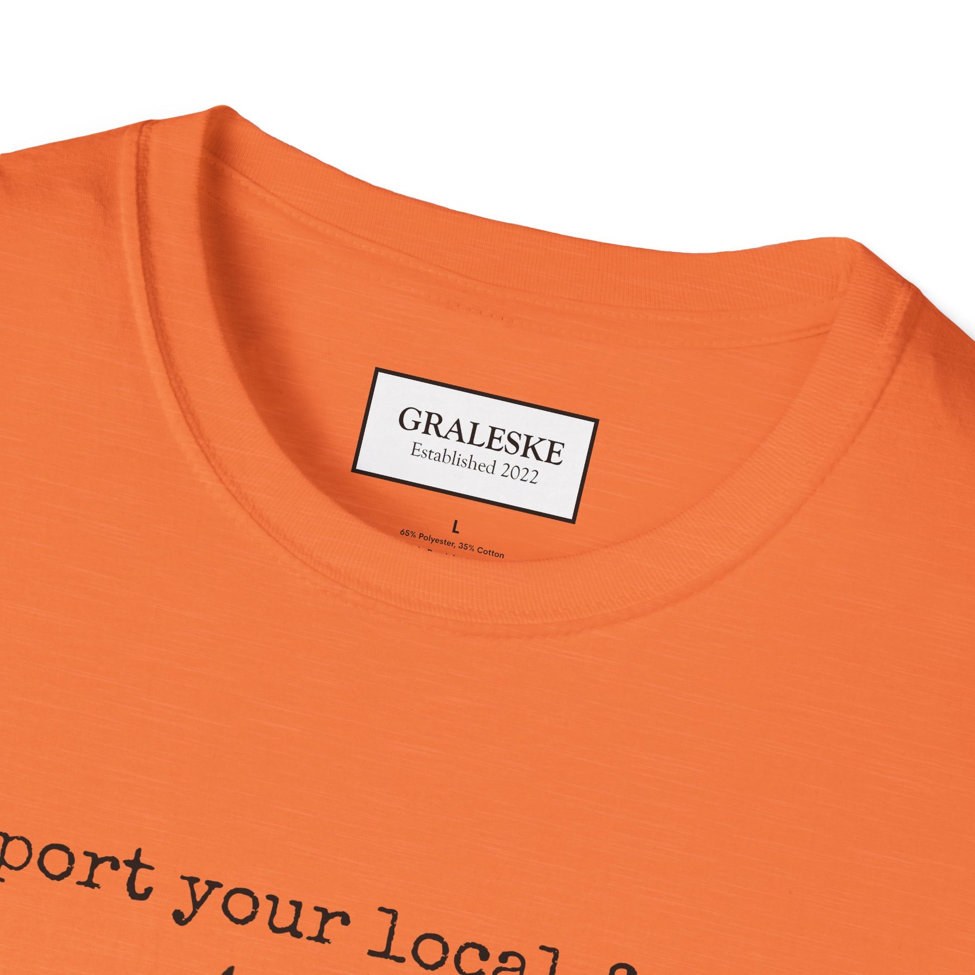 support your local farmer - chicken cow - T-Shirt - Graleske
