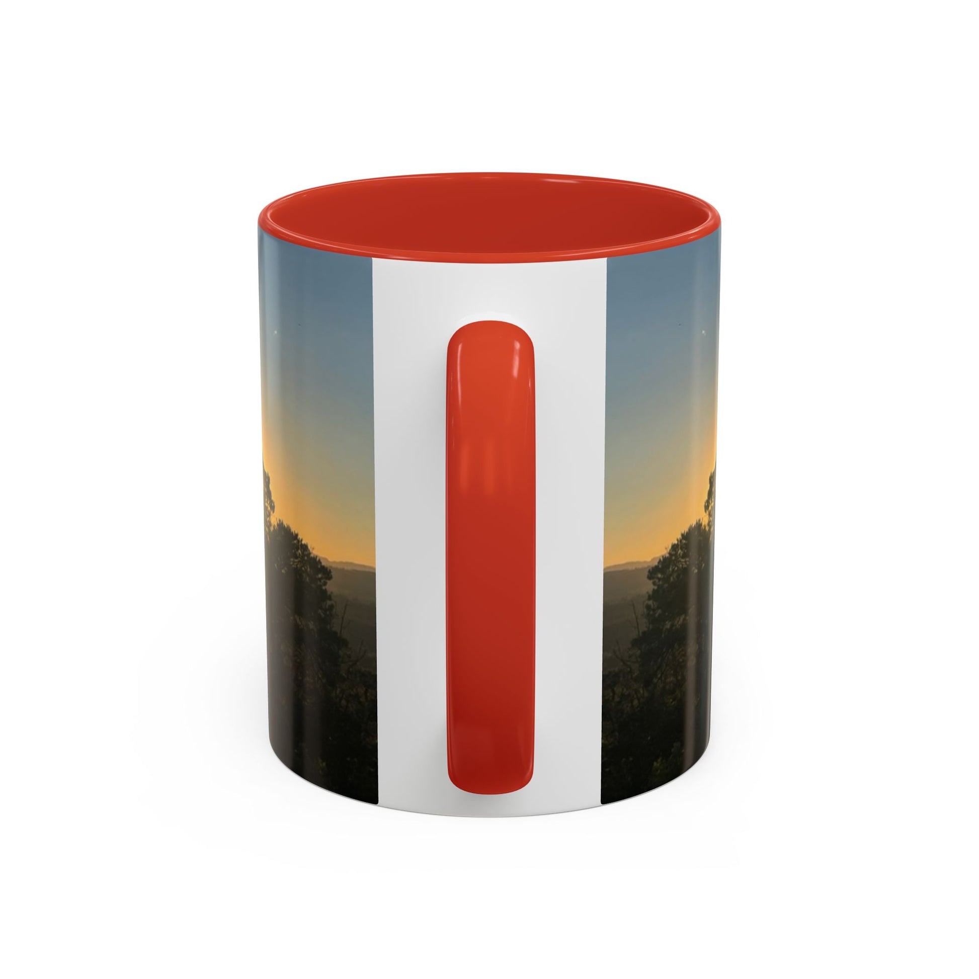 Mug - Beautiful Sunset in Tree of Mount Zion Coffee Mug (11, 15oz) - Graleske