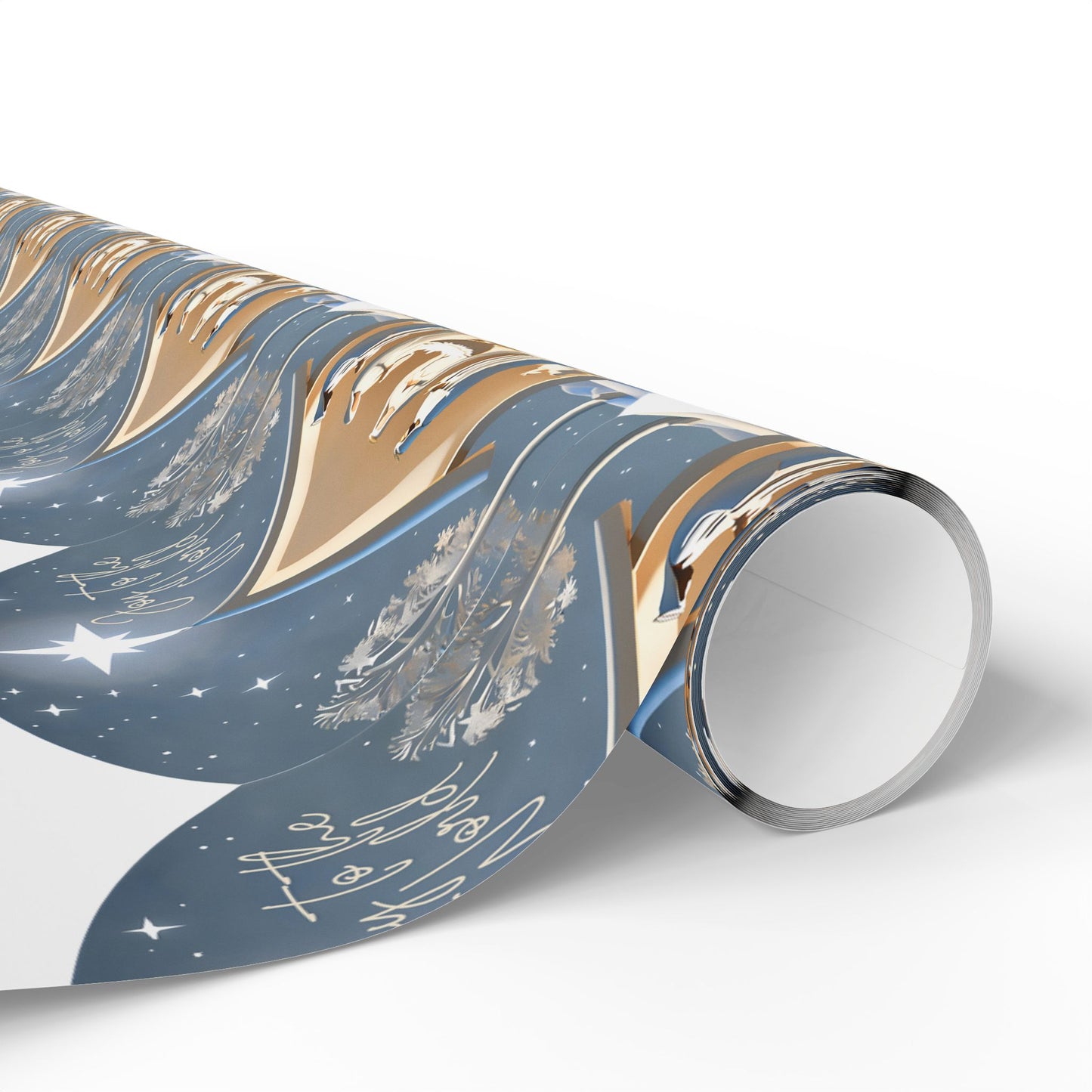 Wrapping Paper - Joy To The World - Manger - Graleske