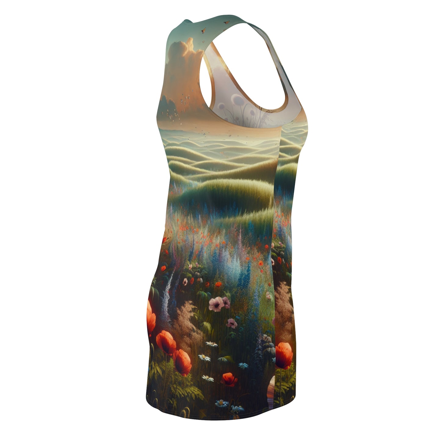 Women's Cut & Sew Racerback Dress (AOP) - Graleske