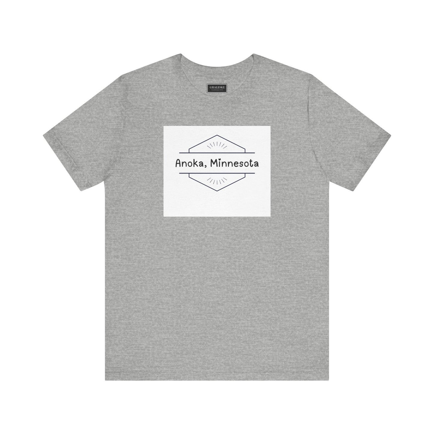 Anoka Minnesota Unisex Tee - Our Small Towns Collection - Graleske