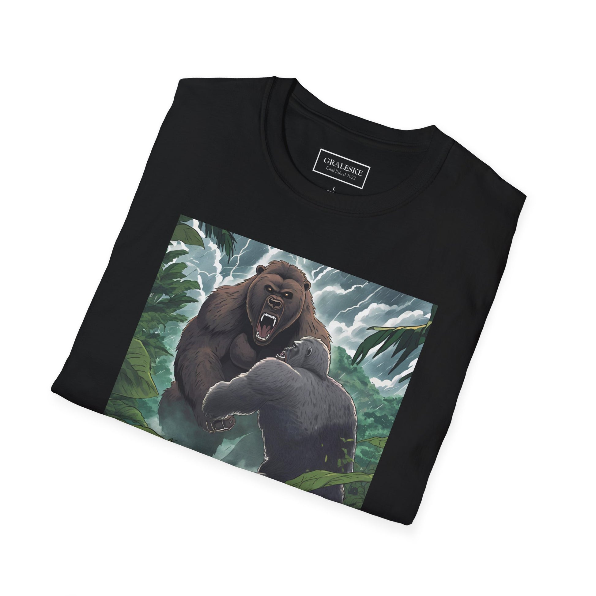 Grizzly vs Gorilla - Unisex T-Shirt - Graleske