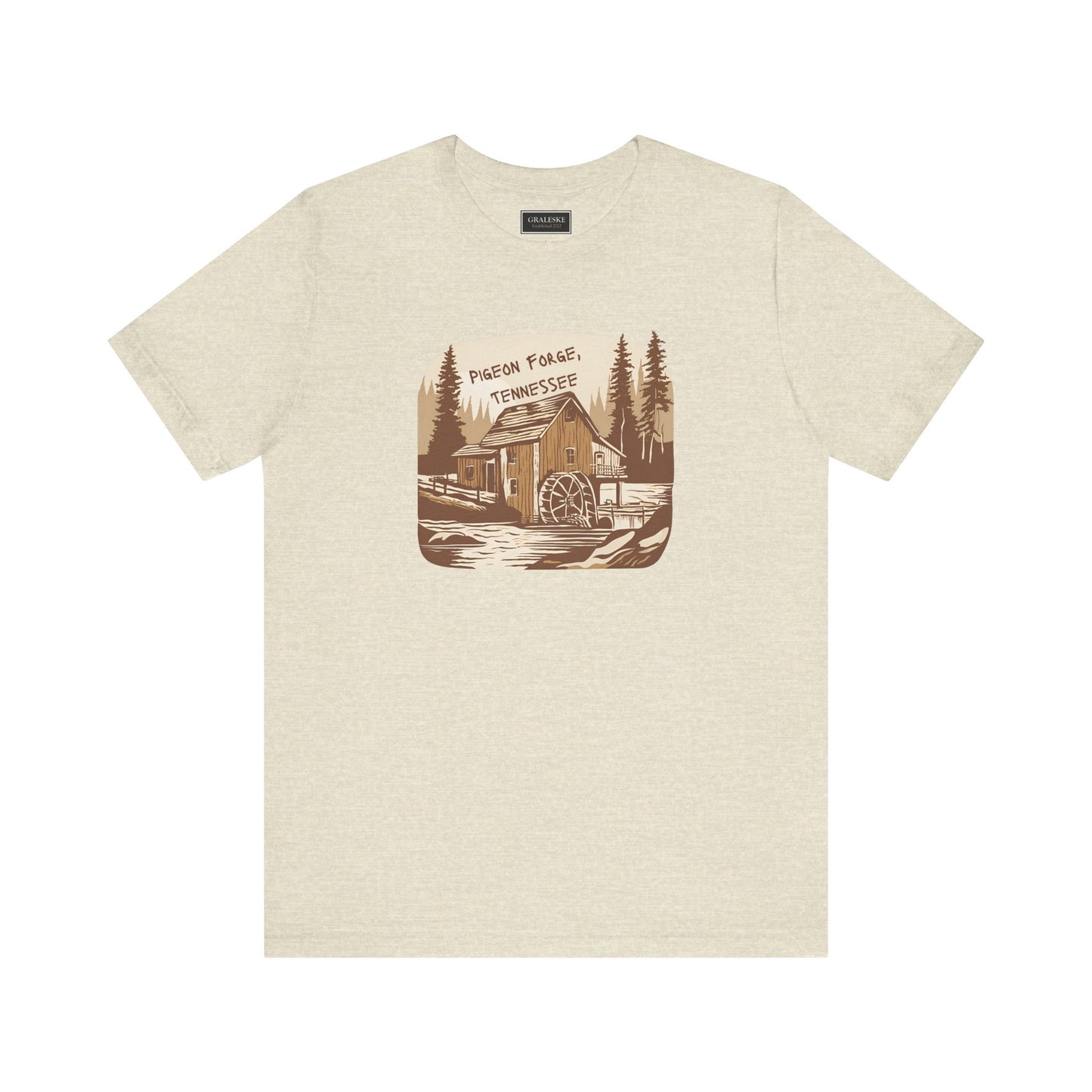 Small Towns Collection Unisex Tee - Pigeon Forge, Tennessee Design - Graleske