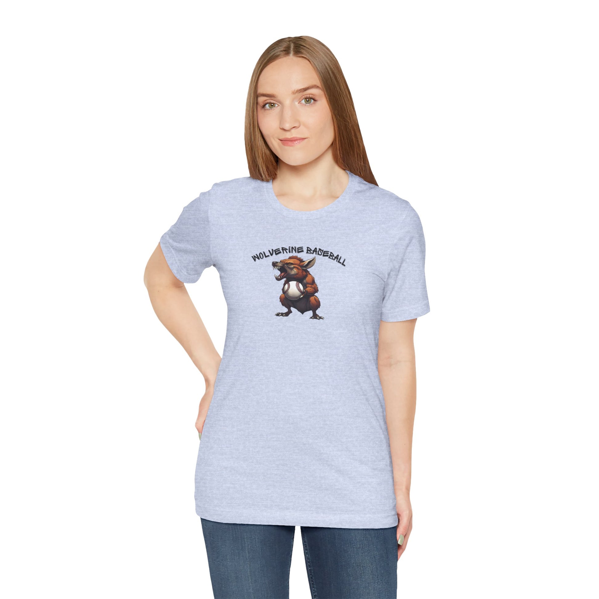 Wolverine Baseball Tee - Unisex Jersey Short Sleeve T-shirt - Graleske