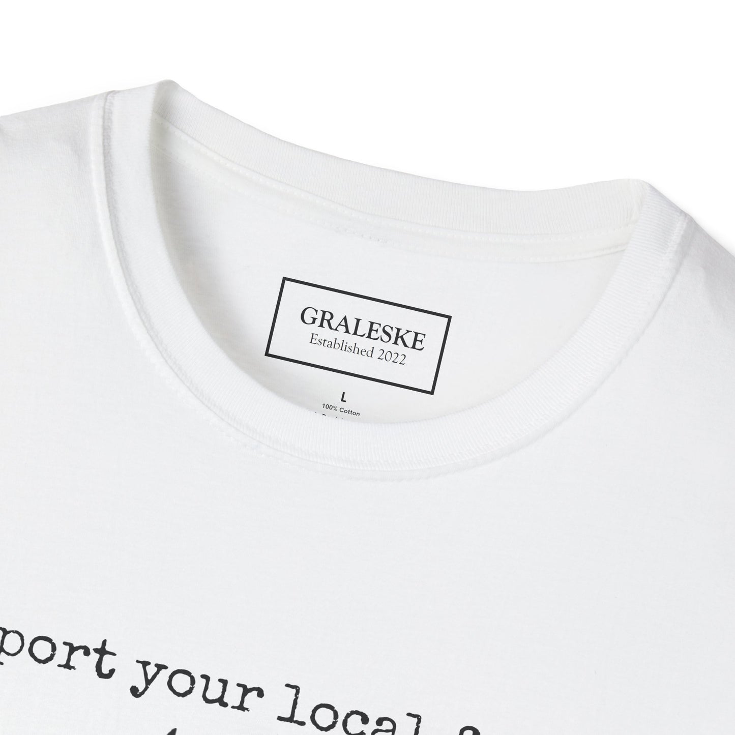 support your local farmer - chicken cow - T-Shirt - Graleske