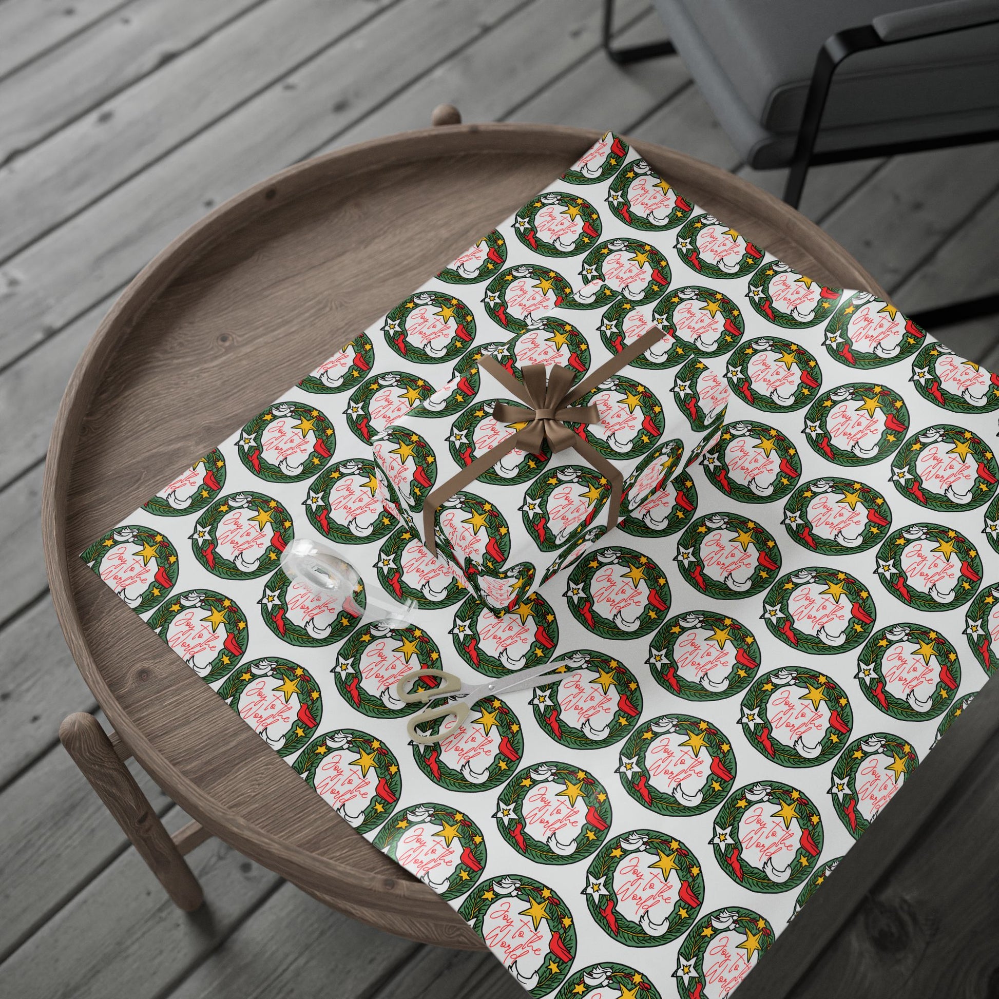 Wrapping Paper - Joy To The World - Graleske