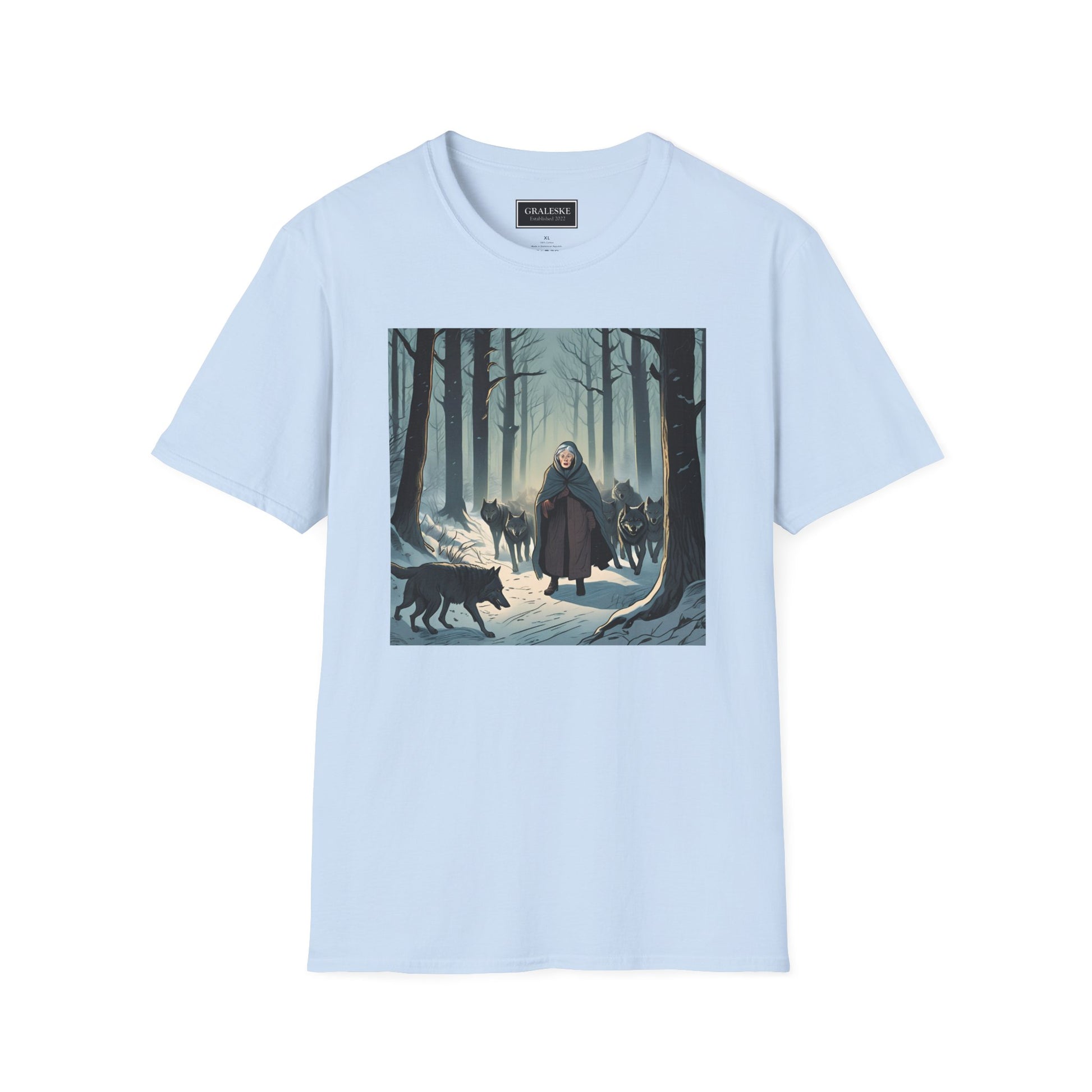 Grandma Leads Wolves Unisex T-Shirt - Graleske