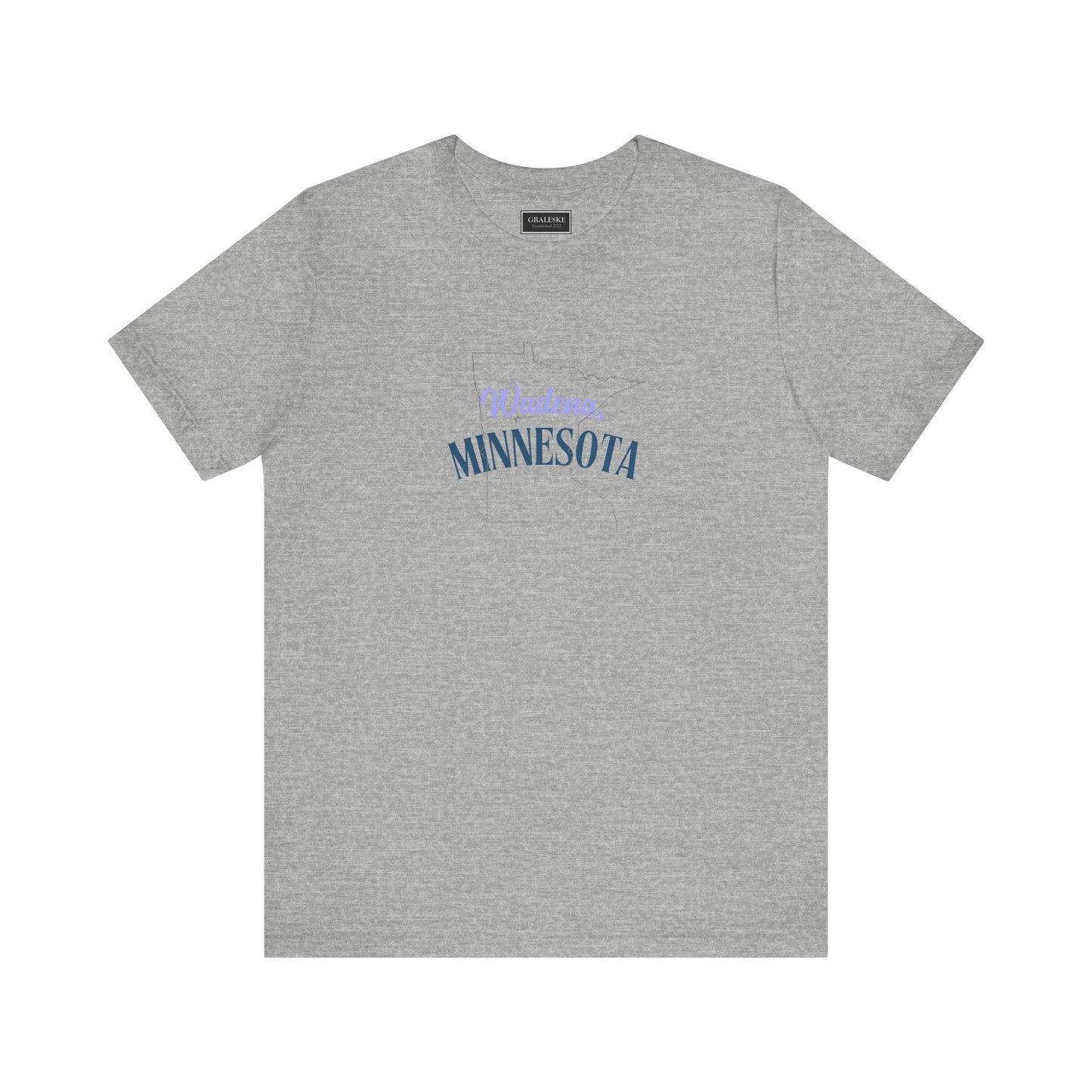 Small Towns Collection Unisex Tee - Wadena, Minnesota Design - Graleske